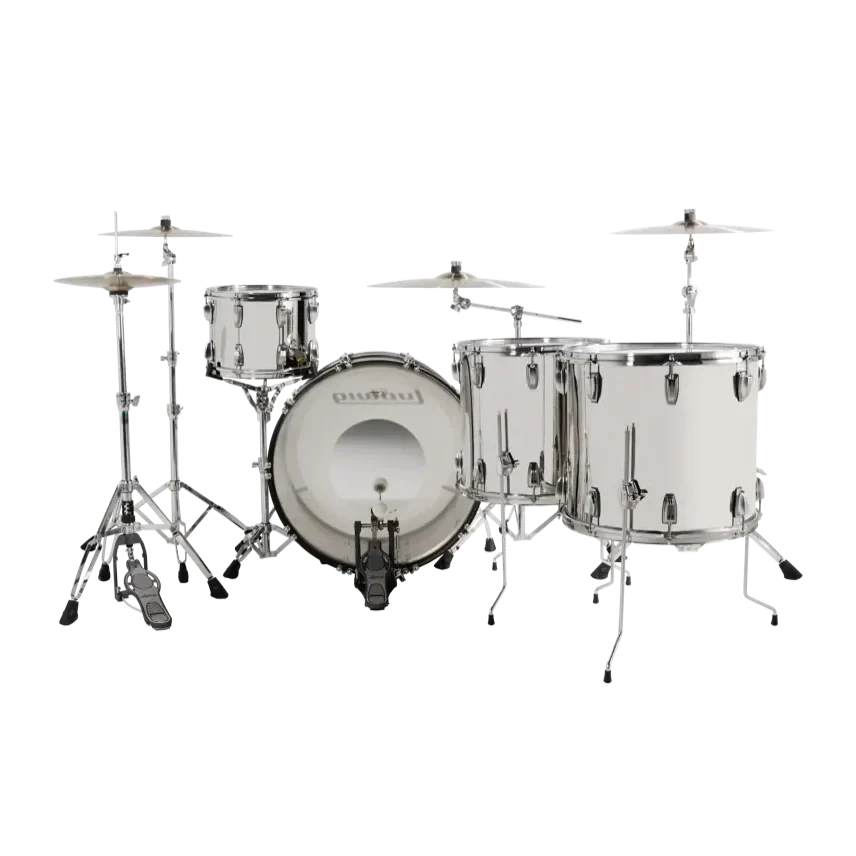 Ludwig Stainless Steel 4pc Zep Drum Set - Image 2