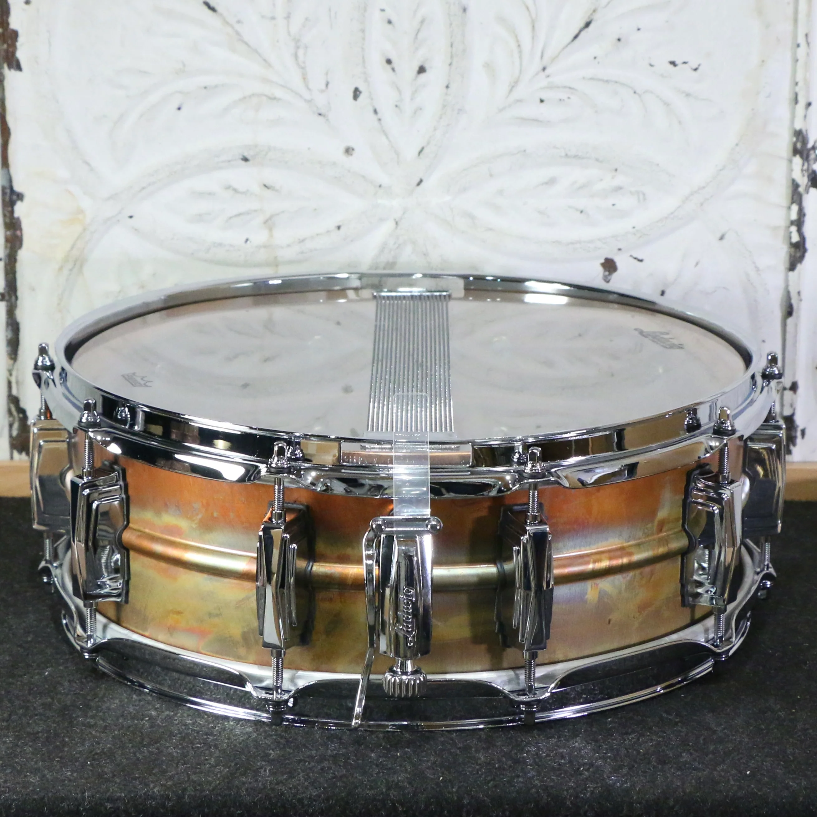 Ludwig Raw Bronze Phonic LB550R Snare Drum 14X5in - Image 2