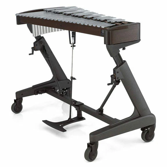 Adams ALPHA Glockenspiel 3.3 octaves w/damper pedal on APEX frame - espresso, nickel