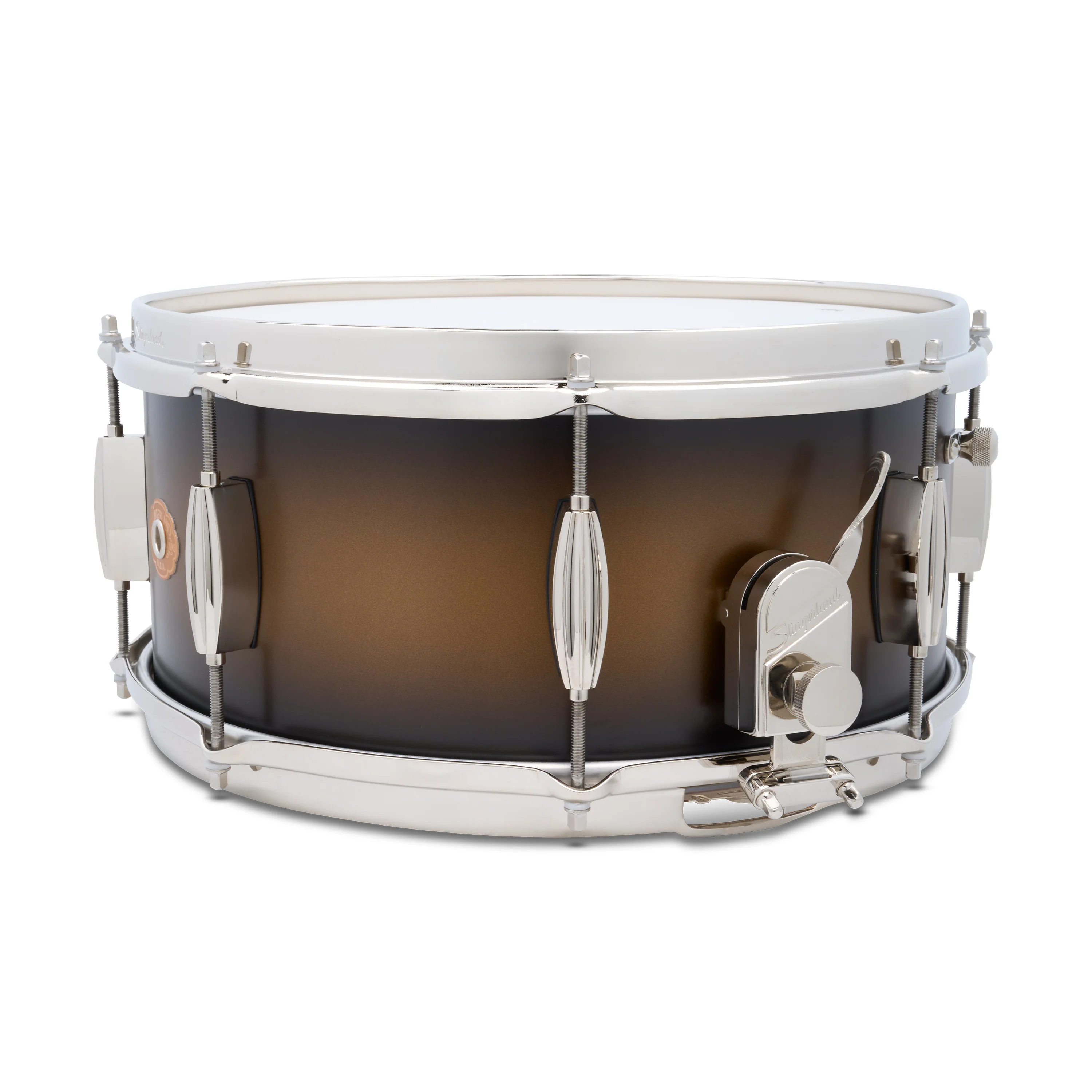 Caisse claire Slingerland Artist 6.5x14po Black and Gold Lacquer - Image 2
