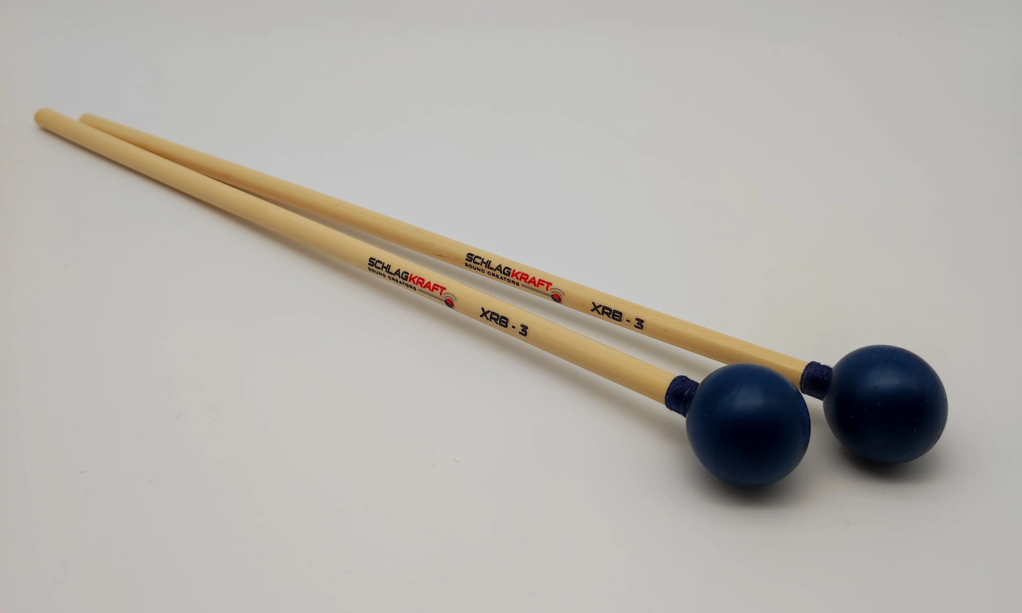 SchlagKraft Xylophone Mallets Rubber blue 28mm