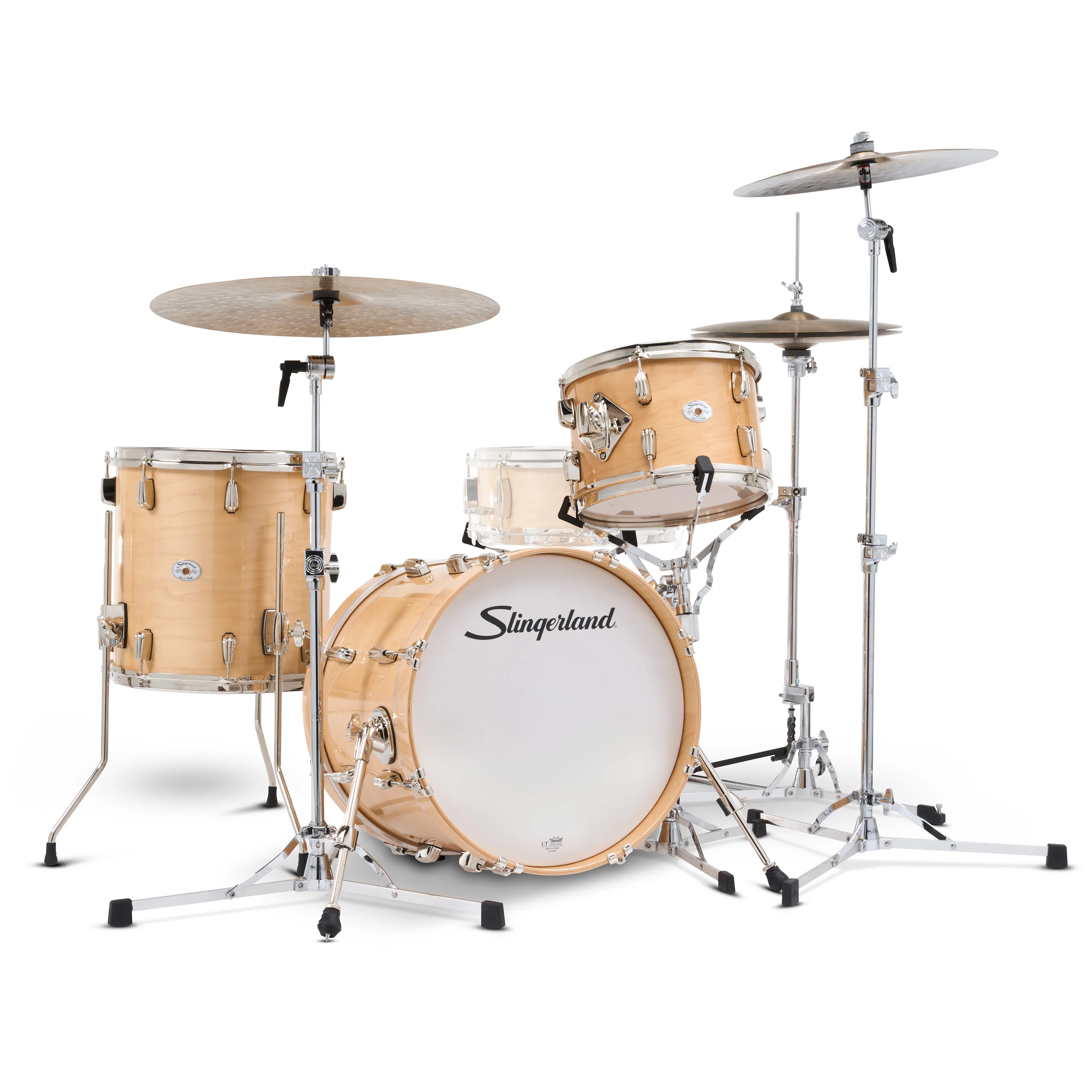 Slingerland Studio King 8x12 14x14,14x18 Ventura Sand drum kit - Image 2