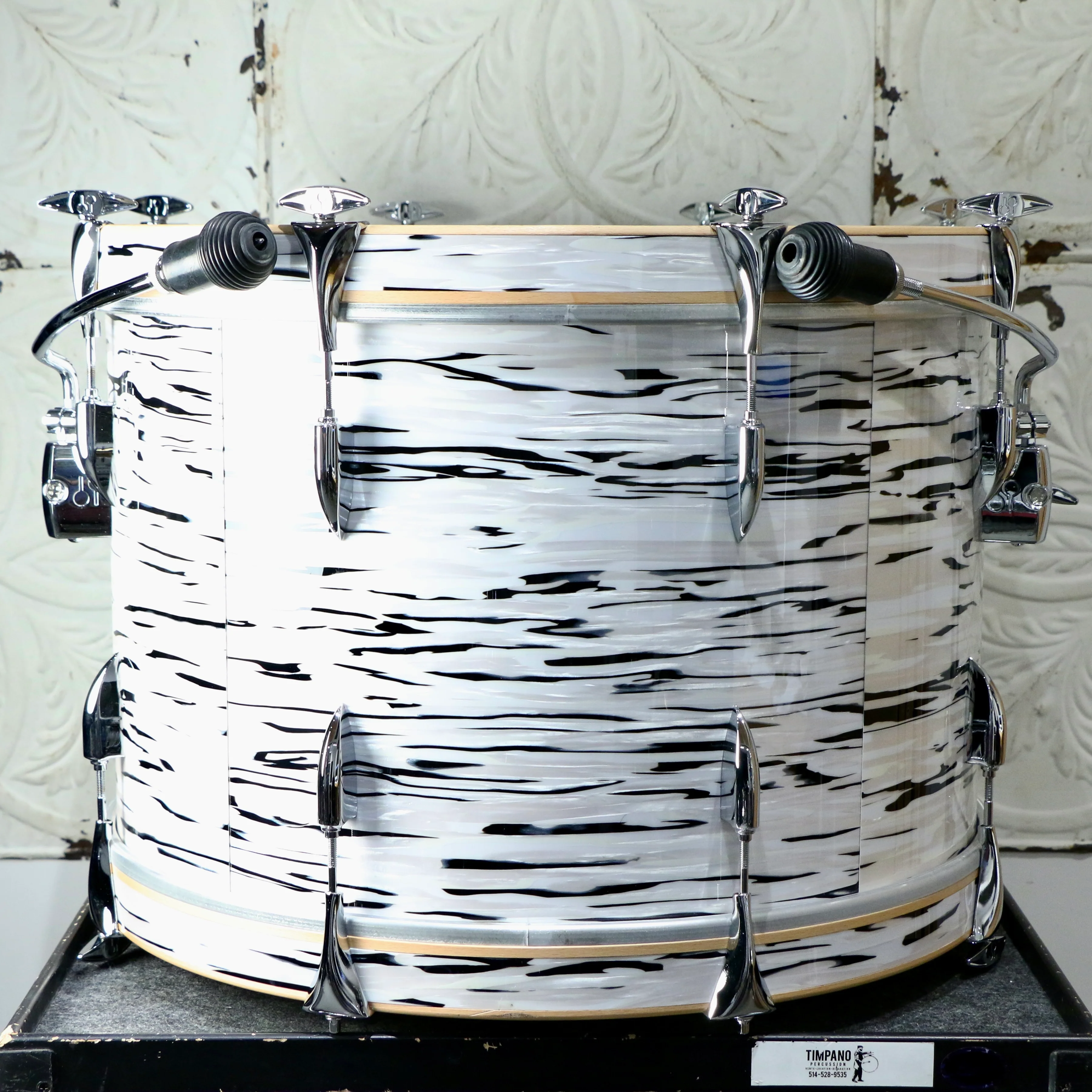 Sonor Vintage Limited Edition Drum Kit 22-10-12-16in - White Oyster - Image 10