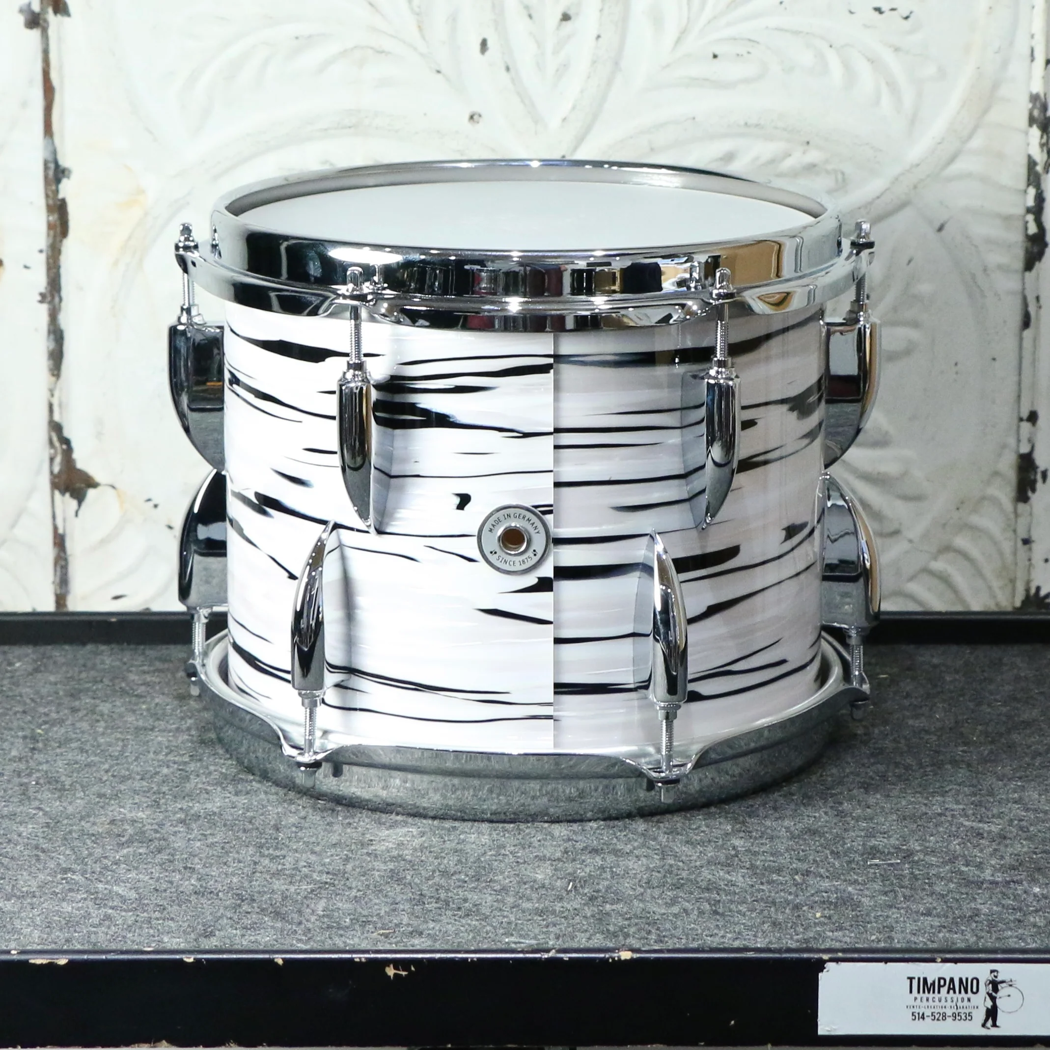 Sonor Vintage Limited Edition Drum Kit 22-10-12-16in - White Oyster - Image 4