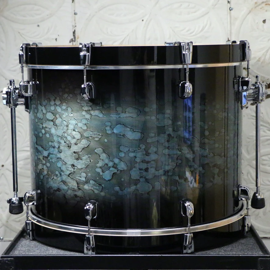 Tama Starclassic Performer Drum Kit 22-10-12-16in - Molten Steel Blue - Image 10