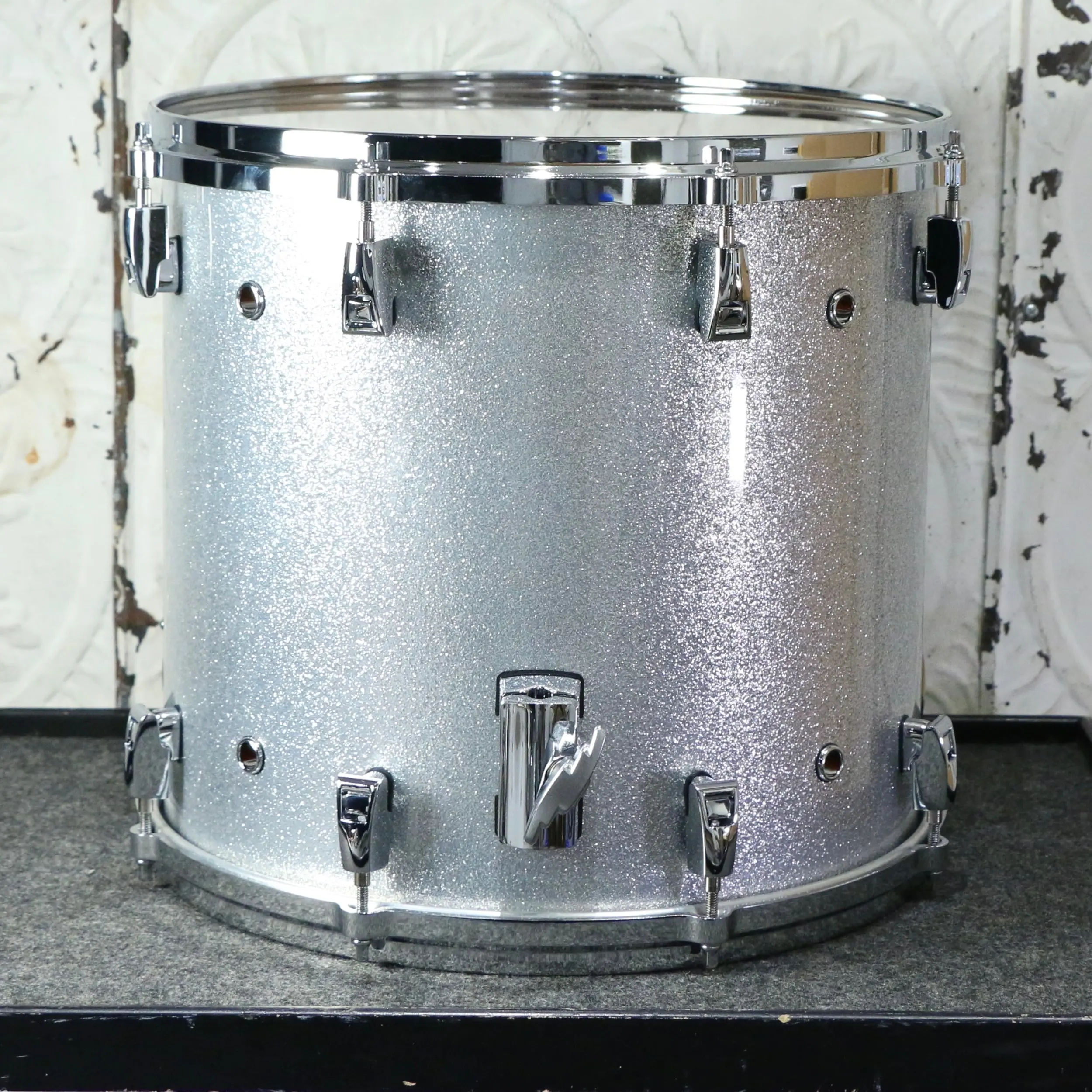 Yamaha Absolute Maple Hybrid Drum Kit 18-10-12-14in - Silver Spa - Image 9