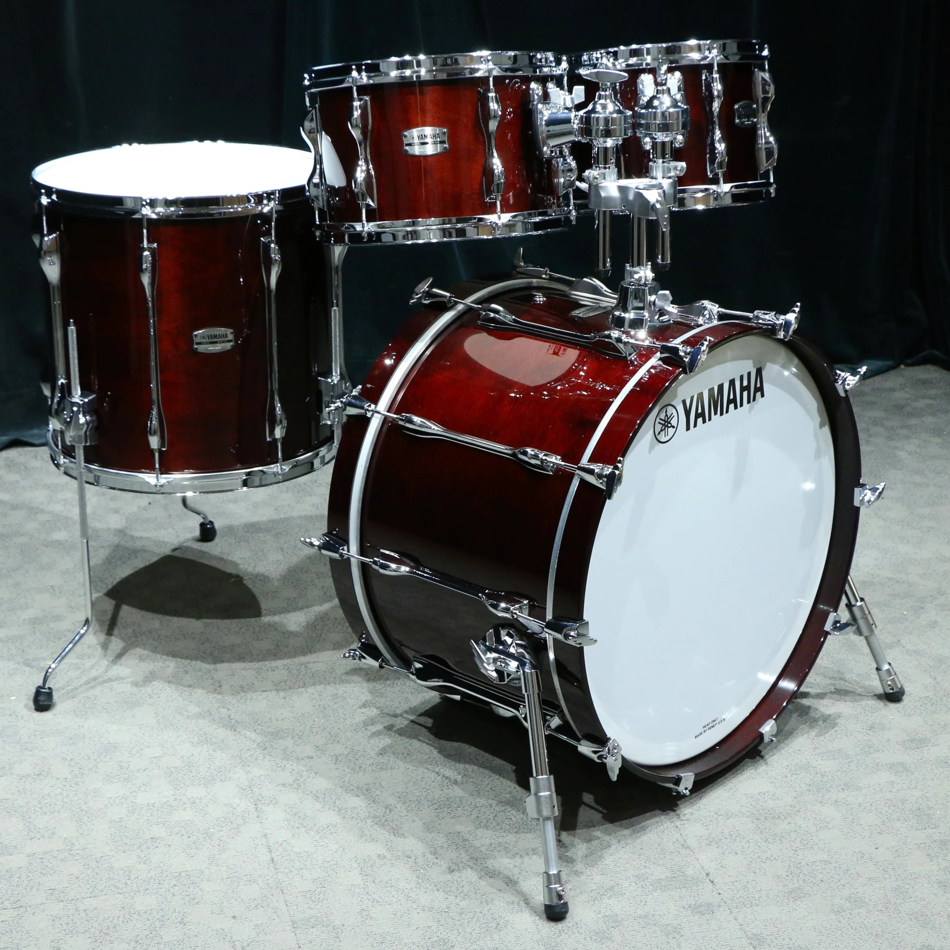 Yamaha Recording Custom Drum Kit 22X14-10-12-16in - Classic Walnut - Image 2