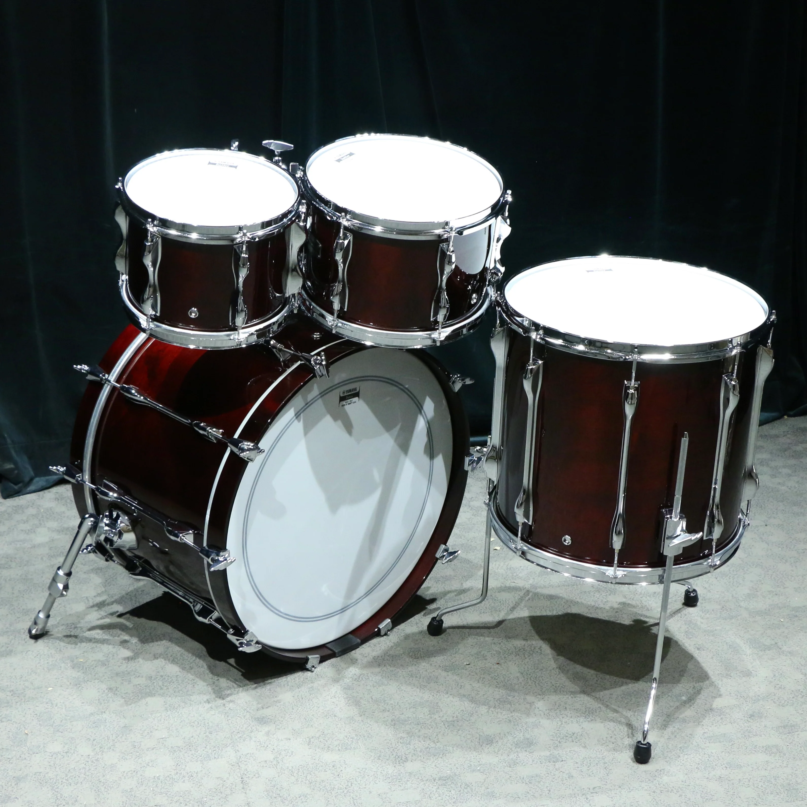 Yamaha Recording Custom Drum Kit 22X14-10-12-16in - Classic Walnut - Image 3