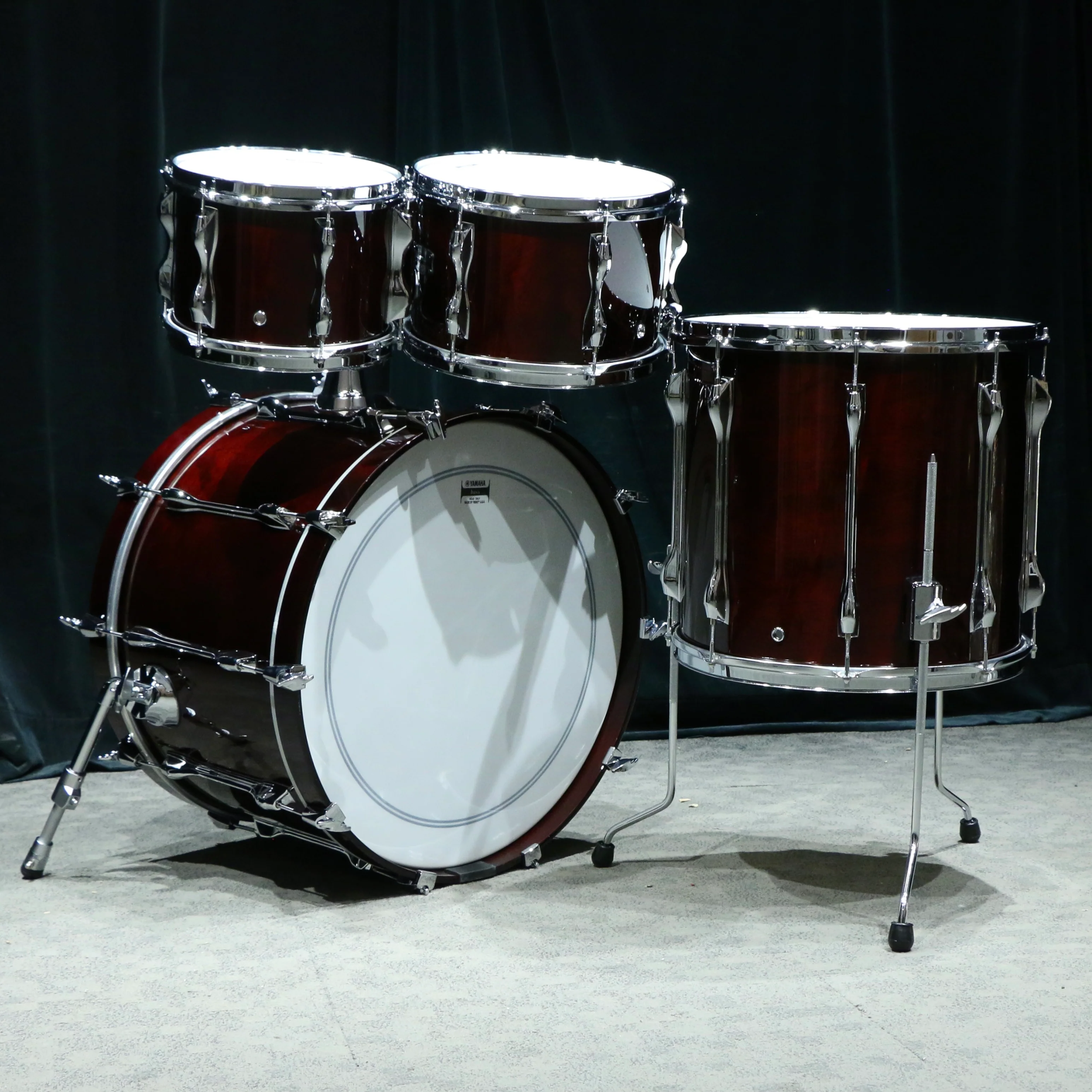 Yamaha Recording Custom Drum Kit 22X14-10-12-16in - Classic Walnut - Image 4