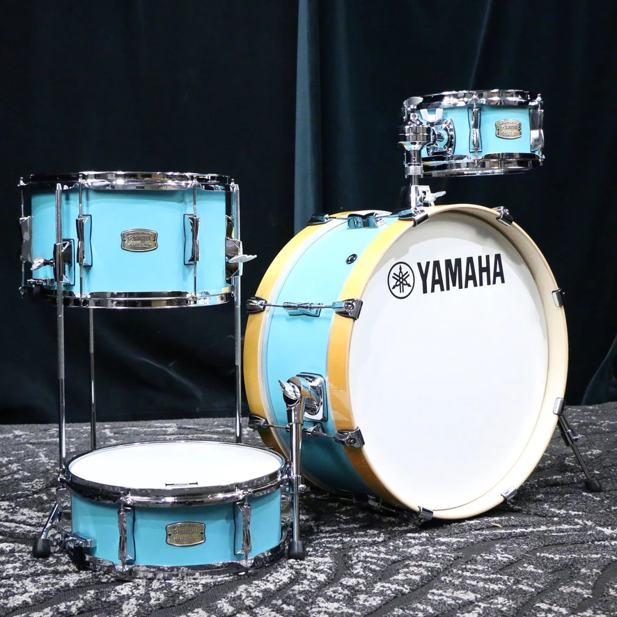 Yamaha Stage Custom HIP 20-10-13in + 13in snare drum - Matte Surf Green