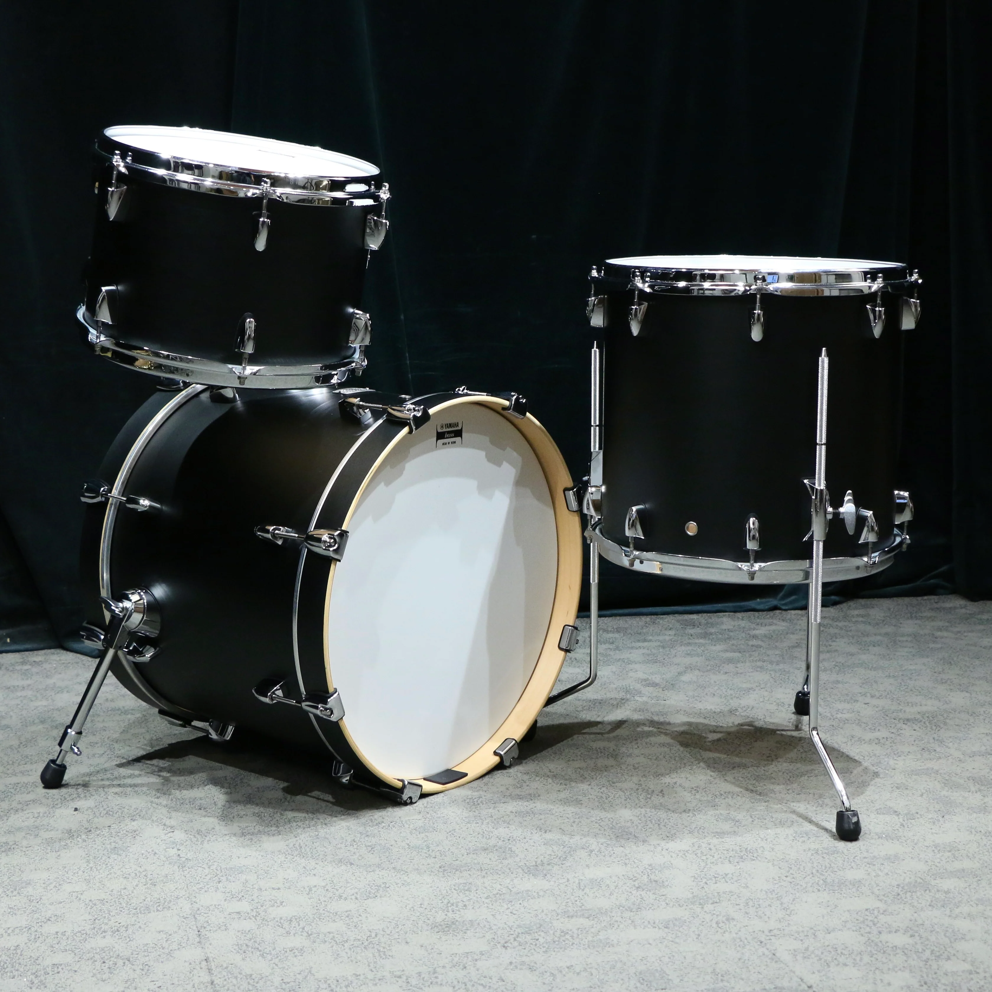 Yamaha Tour Custom Drum Kit 18-12-14in - Licorice Satin - Image 4