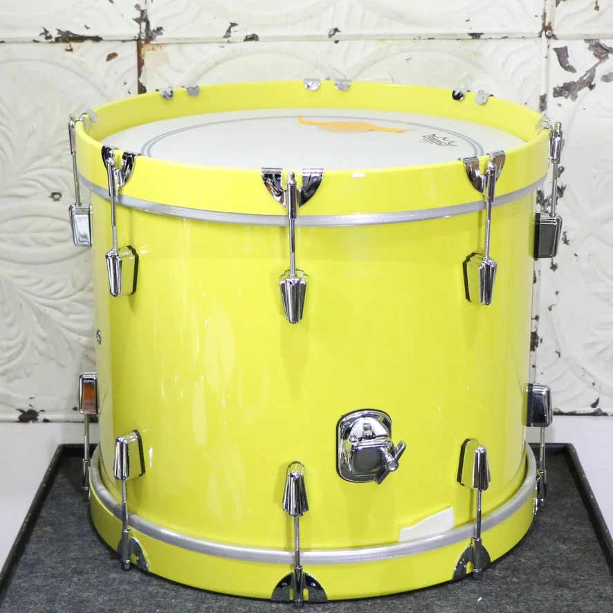 C&C Maple Gum Jazz Drumkit 18X14 12X8 14X14 - Sole Yellow - Image 12