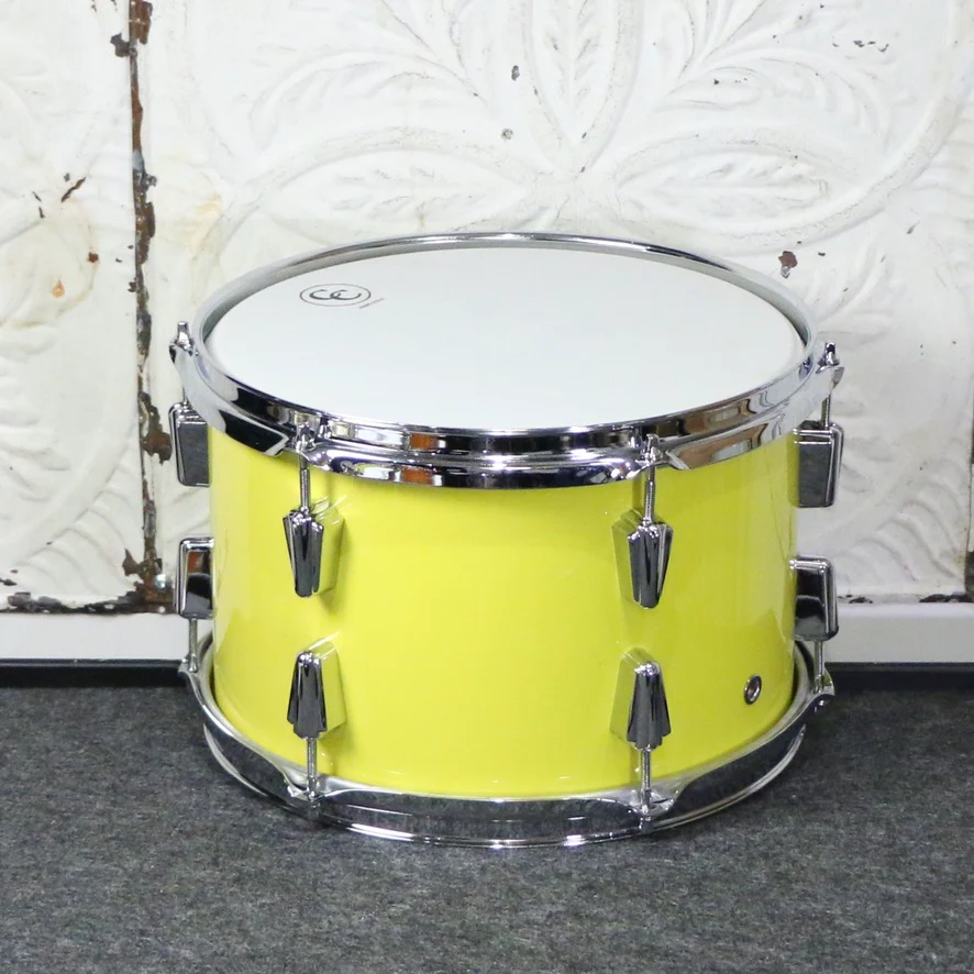 C&C Maple Gum Jazz Drumkit 18X14 12X8 14X14 - Sole Yellow - Image 4