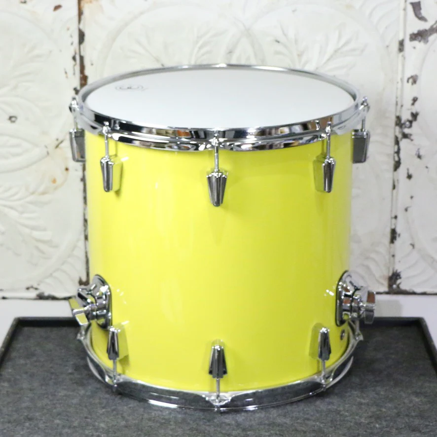 C&C Maple Gum Jazz Drumkit 18X14 12X8 14X14 - Sole Yellow - Image 7