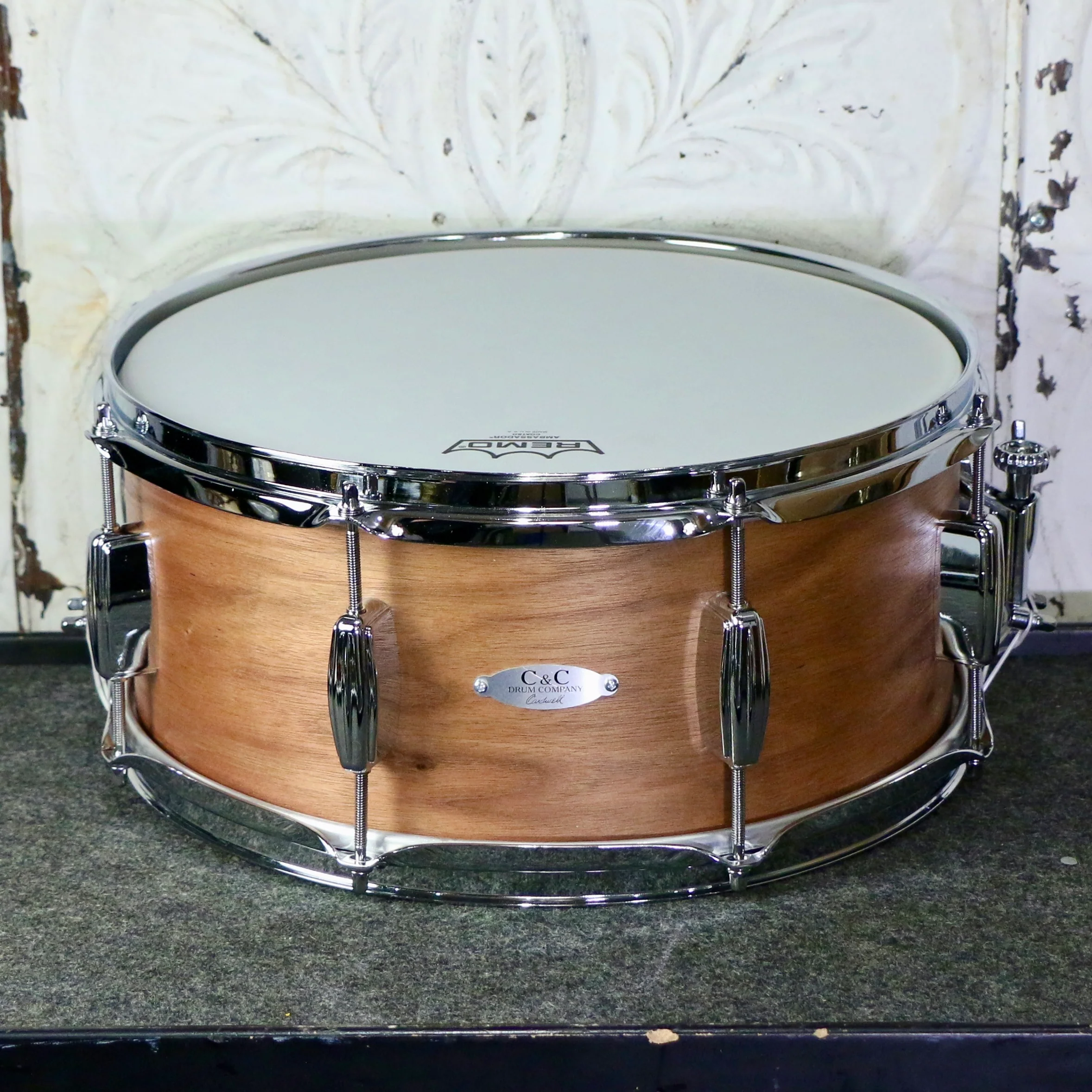 C&C 12th&Vine Walnut Snare Drum 14X6.5in - Satin