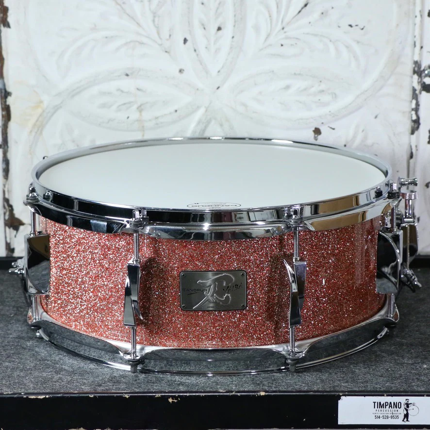 Canopus Yaiba Maple Snare Drum 14X5.5in - Rose Sparkle Laquer