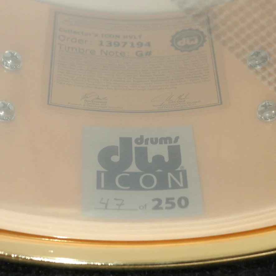 DEMO DW Icon Sheila E Limited Snare Drum 13X5.5in - Image 4