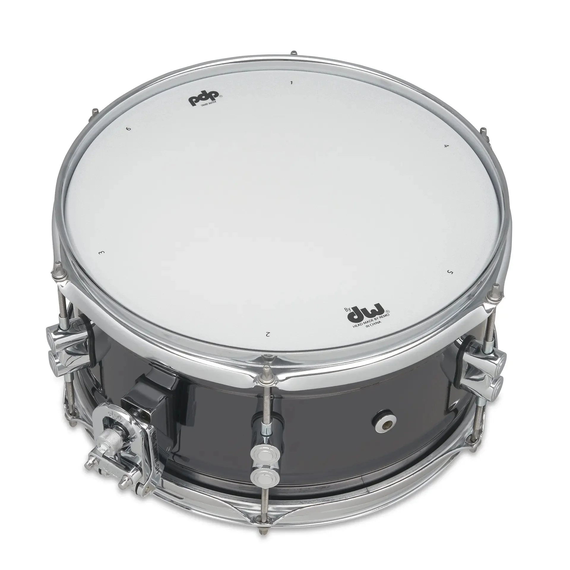 PDP Concept Black Nickel Over Steel Snare Drum 12X6in - Image 4