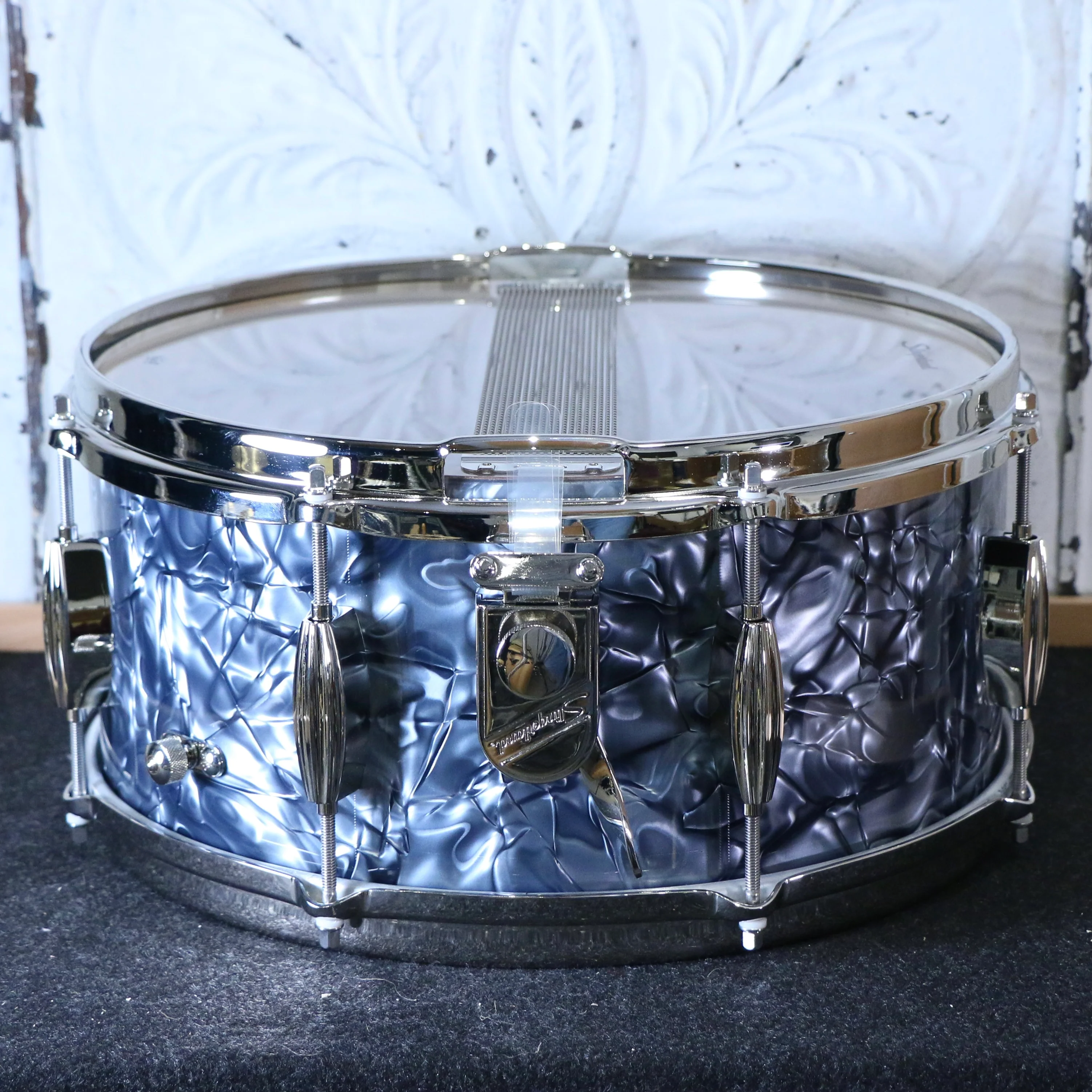 Slingerland Radio King Artist Snare Drum 14X6.5in - Black Diamond Pearl - Image 2