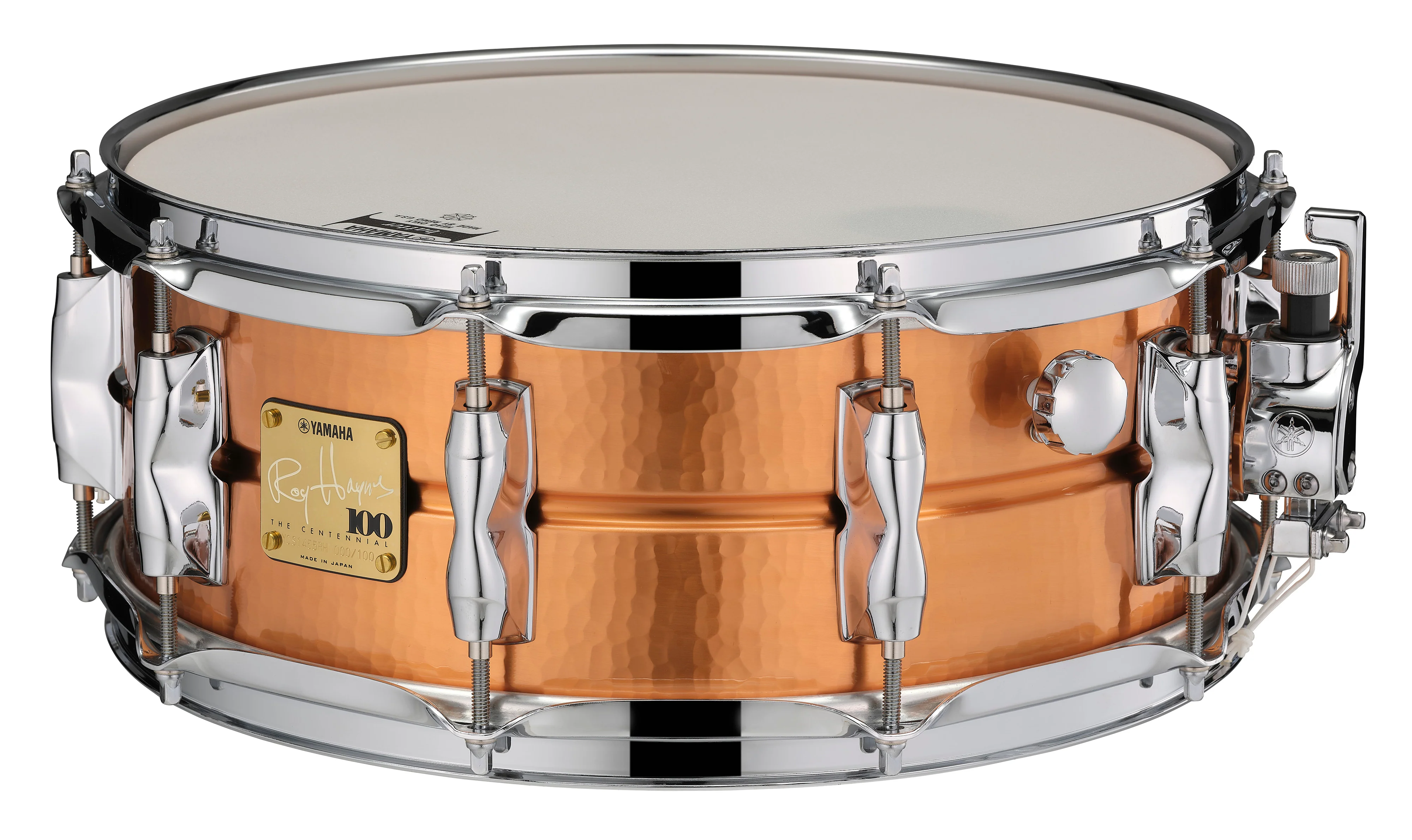 Yamaha Roy Haynes Limited Centennial Hammered Copper Snare Drum