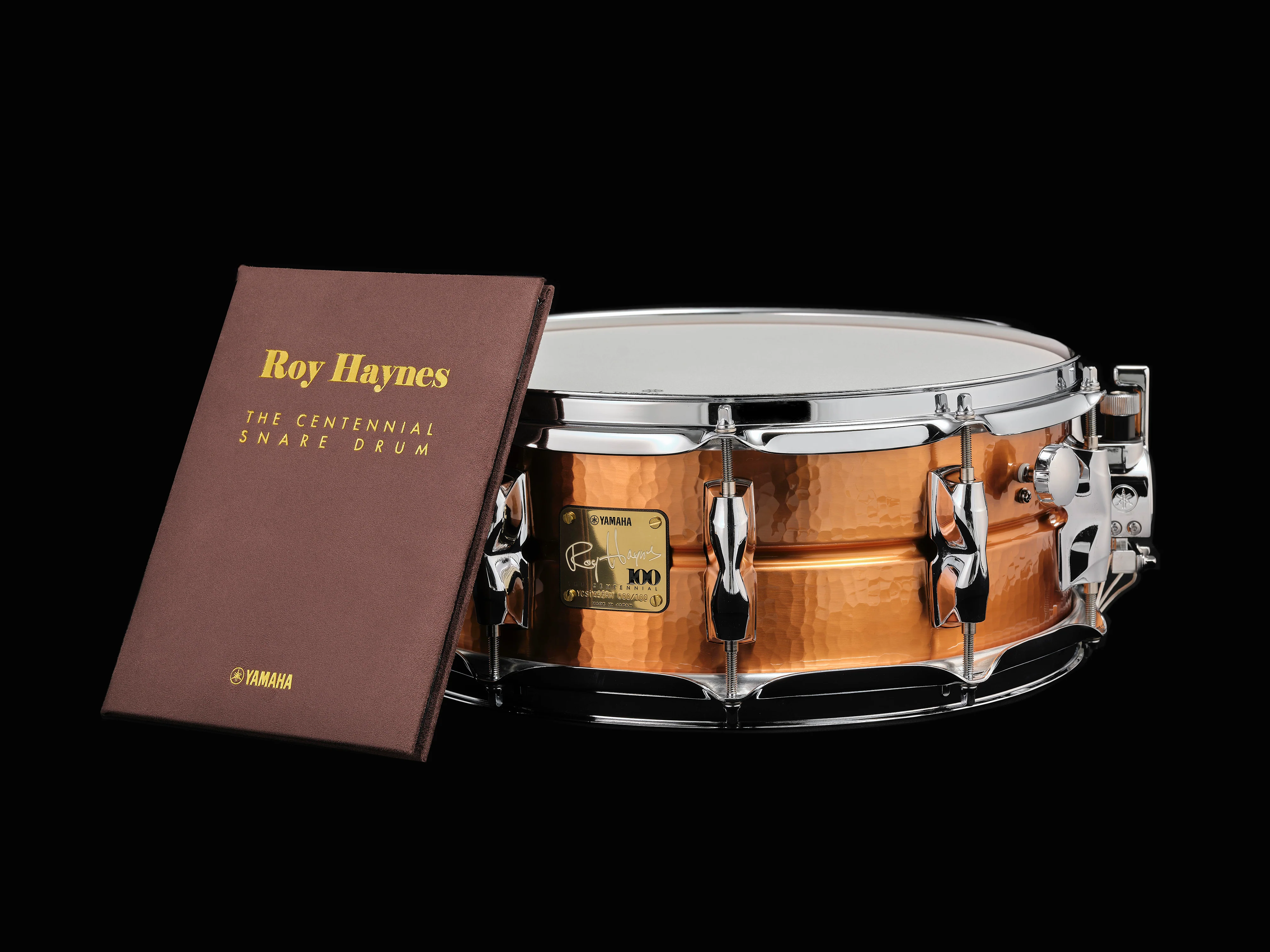 Yamaha Roy Haynes Limited Centennial Hammered Copper Snare Drum - Image 2