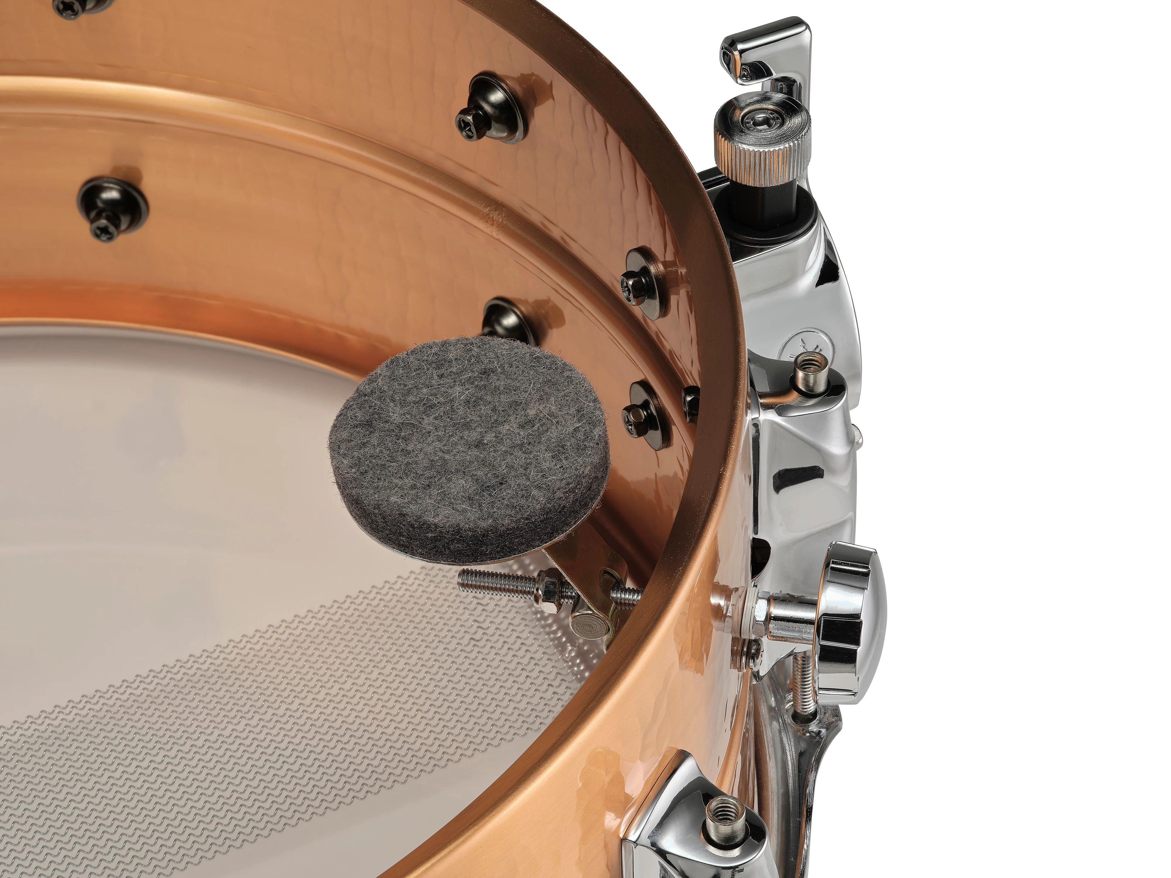 Yamaha Roy Haynes Limited Centennial Hammered Copper Snare Drum - Image 3