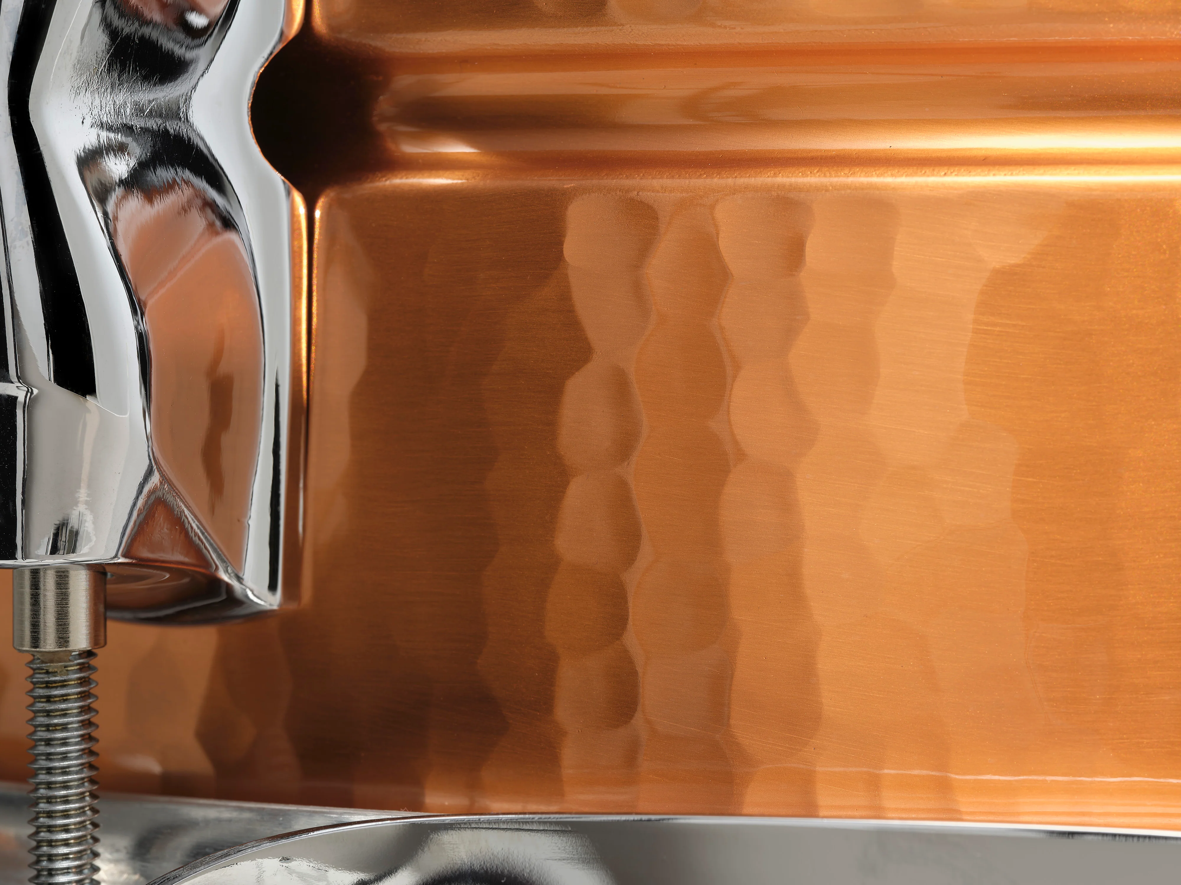 Yamaha Roy Haynes Limited Centennial Hammered Copper Snare Drum - Image 4