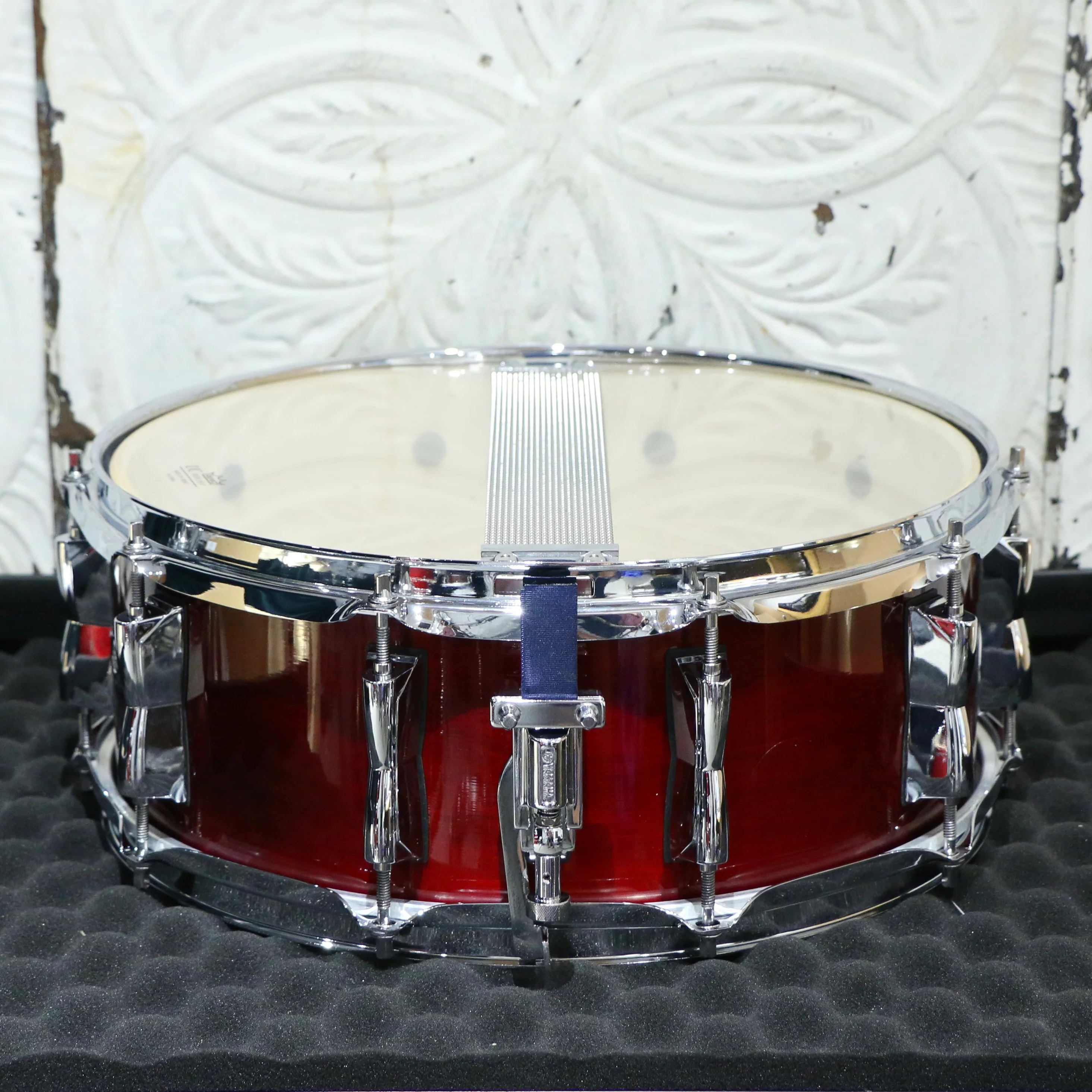 Yamaha Stage Custom Snare Drum 14X5.5in - Cranberry Red - Image 2