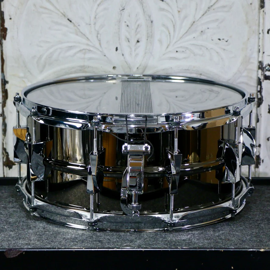 Canopus Black Nickel Brass II Snare Drum 14X6.5in - Image 2