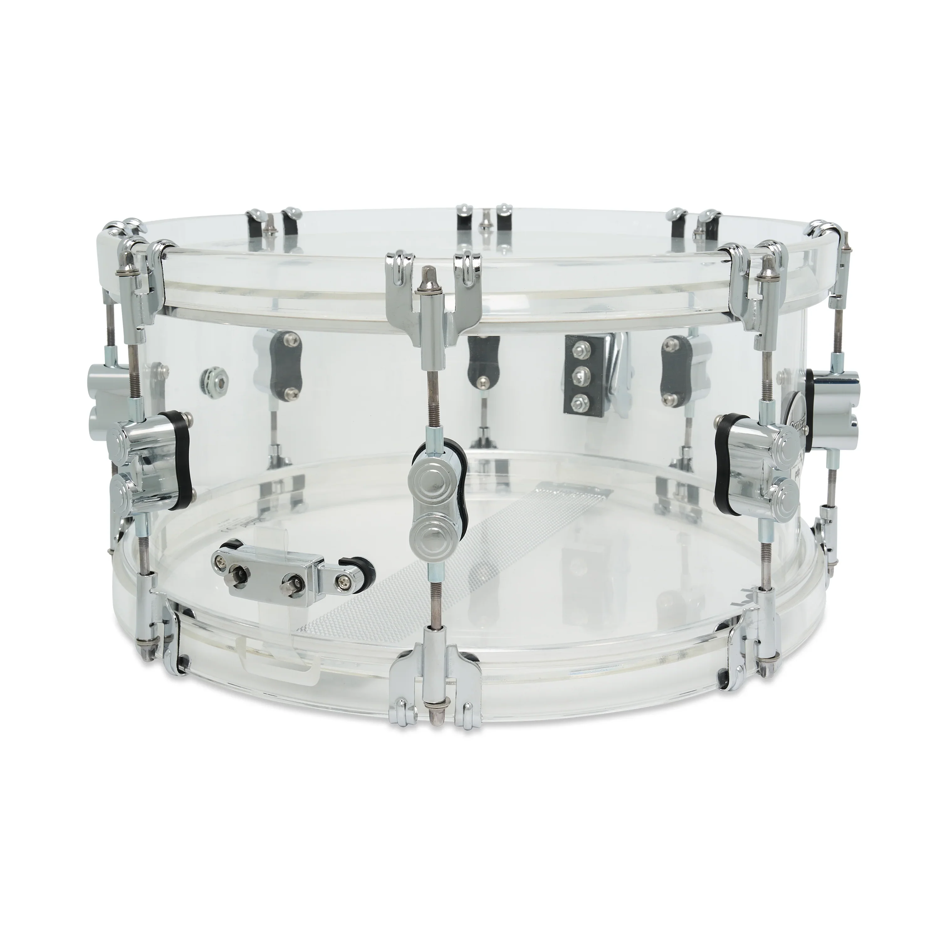 Concept Acrylic Clear CR HW 6.5x14 Snare Drum