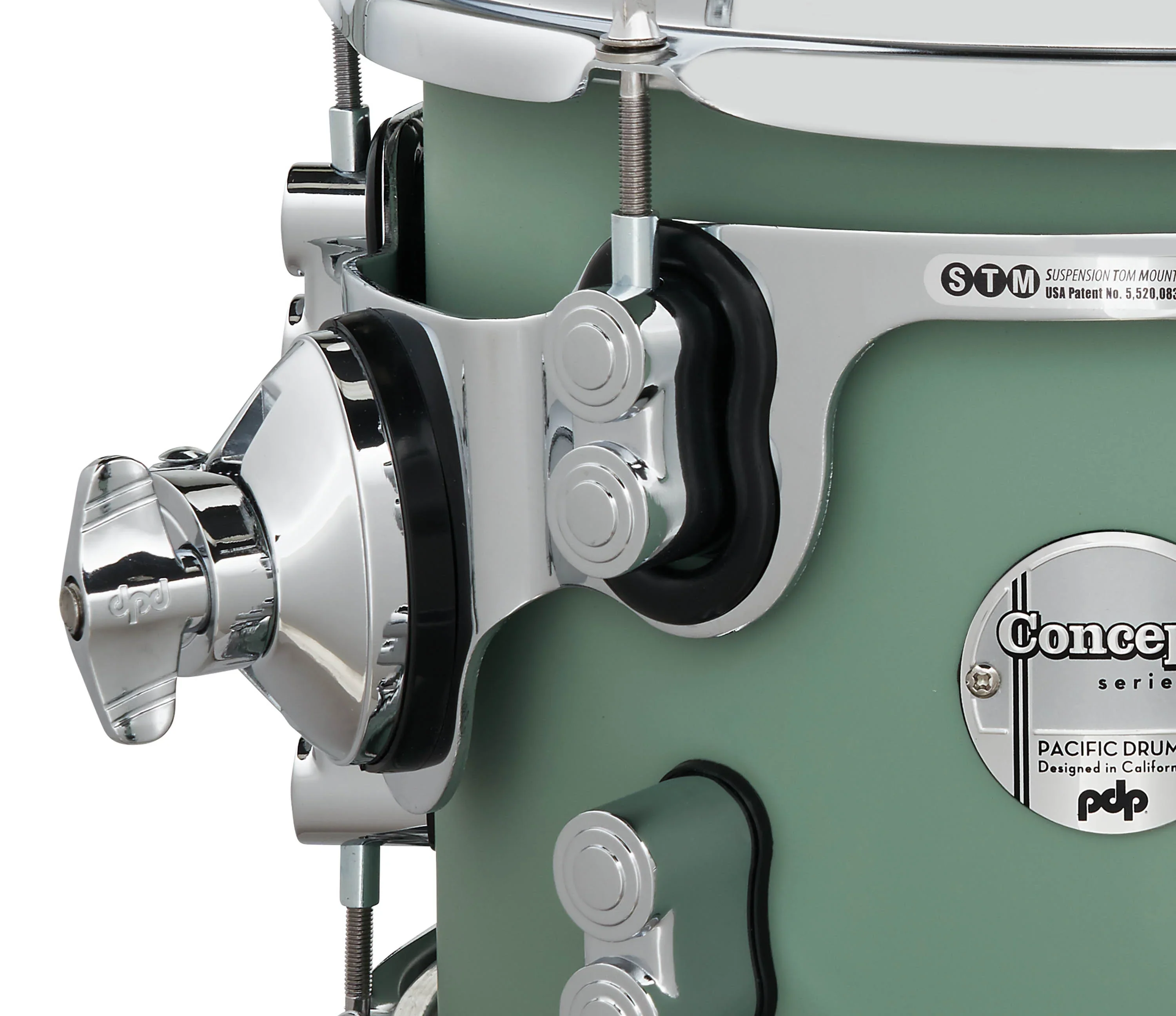 PDP Concept Maple Drum Kit 22-8-10-12-14-16+14in - Satin Seafoam - Image 5