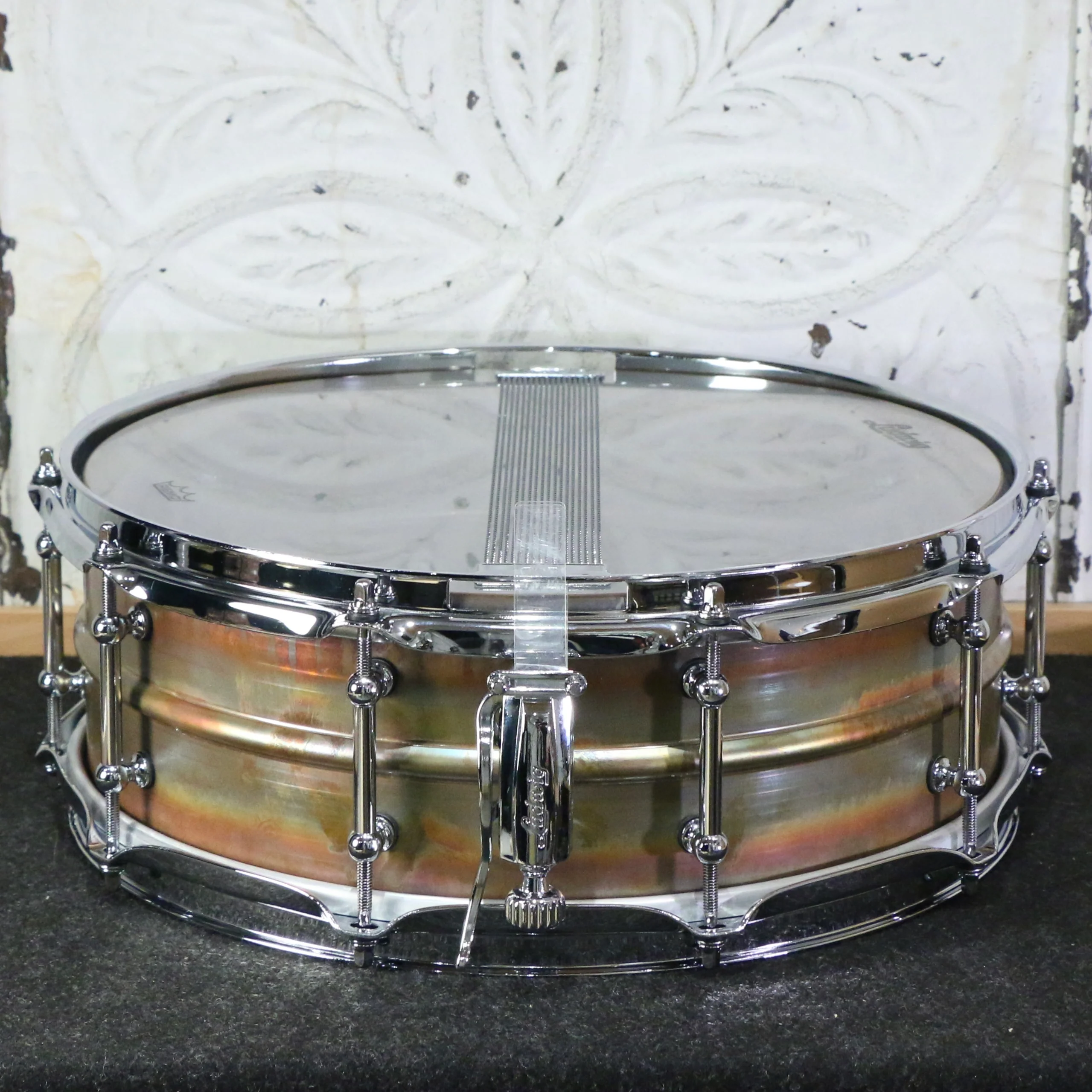 B-Stock Ludwig Raw Bronze Phonic Snare Drum 14X5in - tube lugs - Image 2