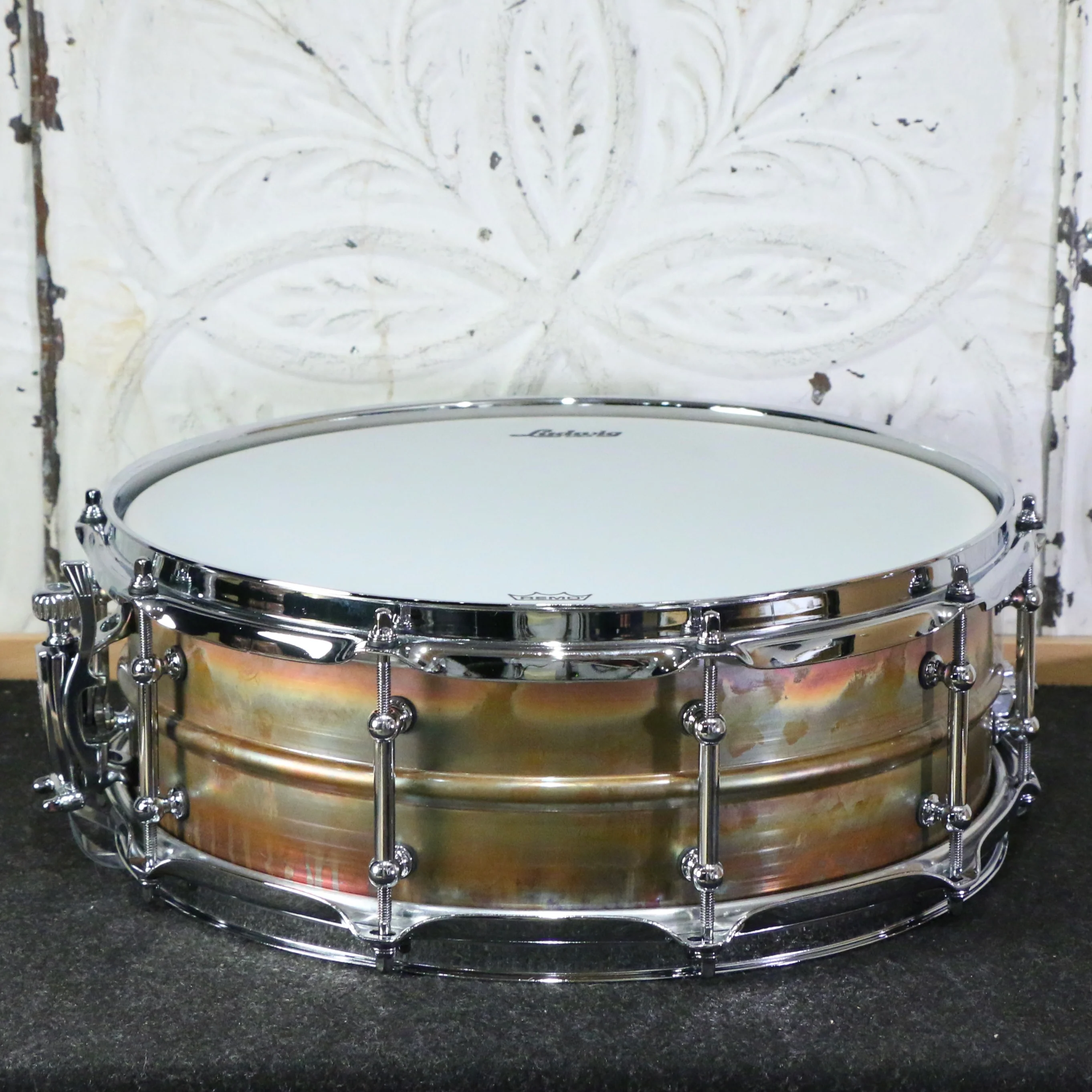 B-Stock Ludwig Raw Bronze Phonic Snare Drum 14X5in - tube lugs - Image 3