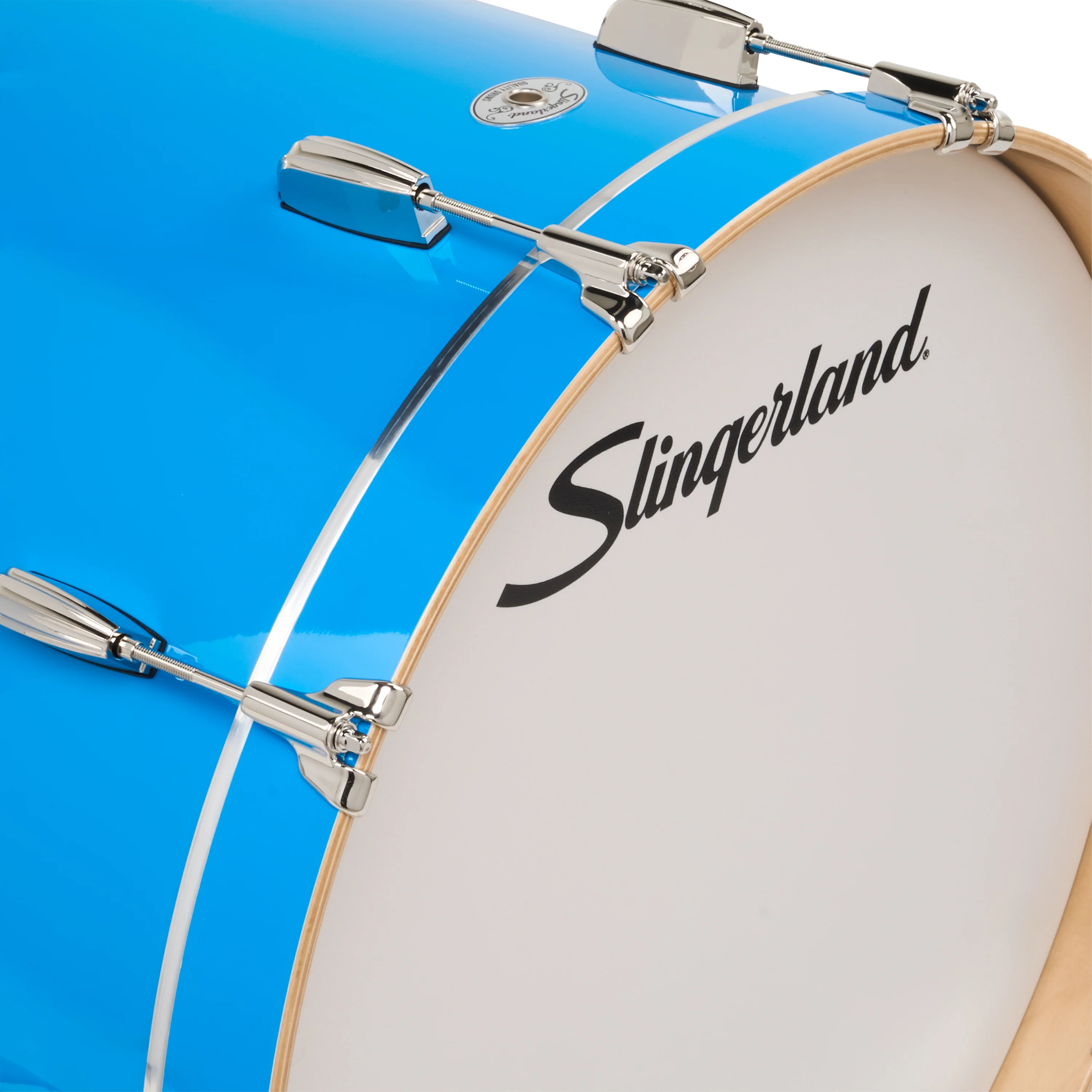 Slingerland Studio King 8x12 14x14 14x20 Lunar Blue drum kit - Image 5