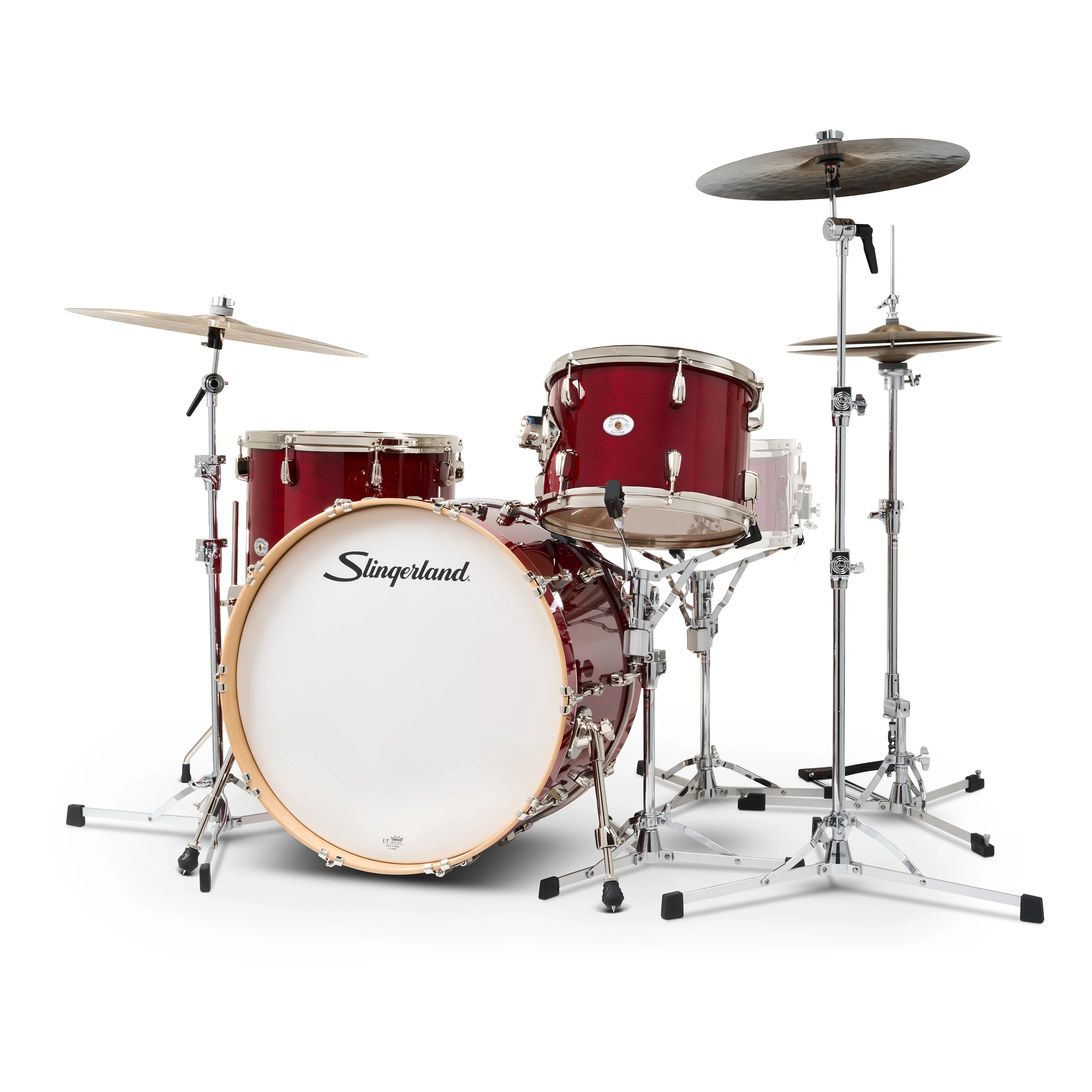 Slingerland Studio King Drum Kit 22-13-16in - Royal Crimson Lacquer