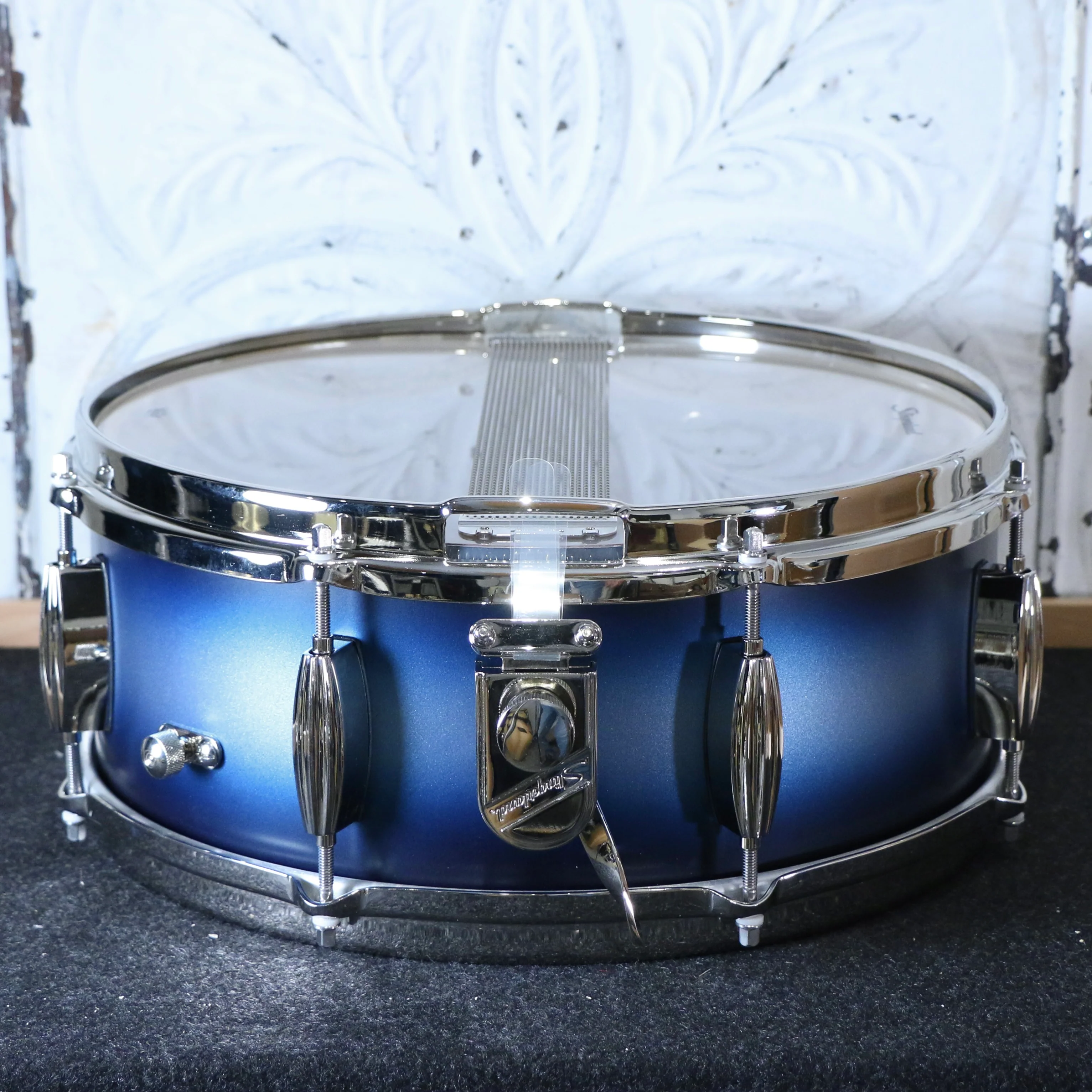 Slingerland Radio King Artist Snare Drum 14X5.5in - Blue & Silver Lacquer - Image 2