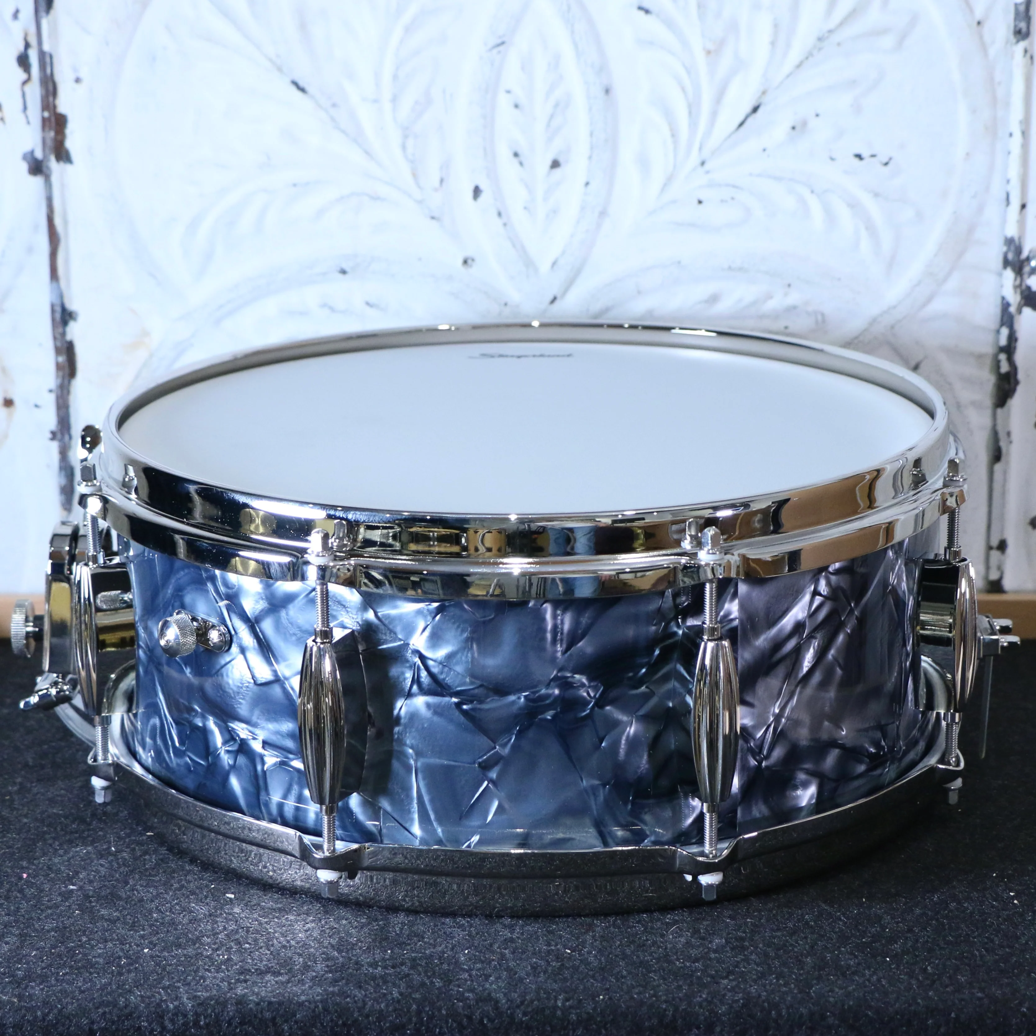 Slingerland Radio King Artist Snare Drum 14X5.5in - Black Diamond Pearl - Image 3