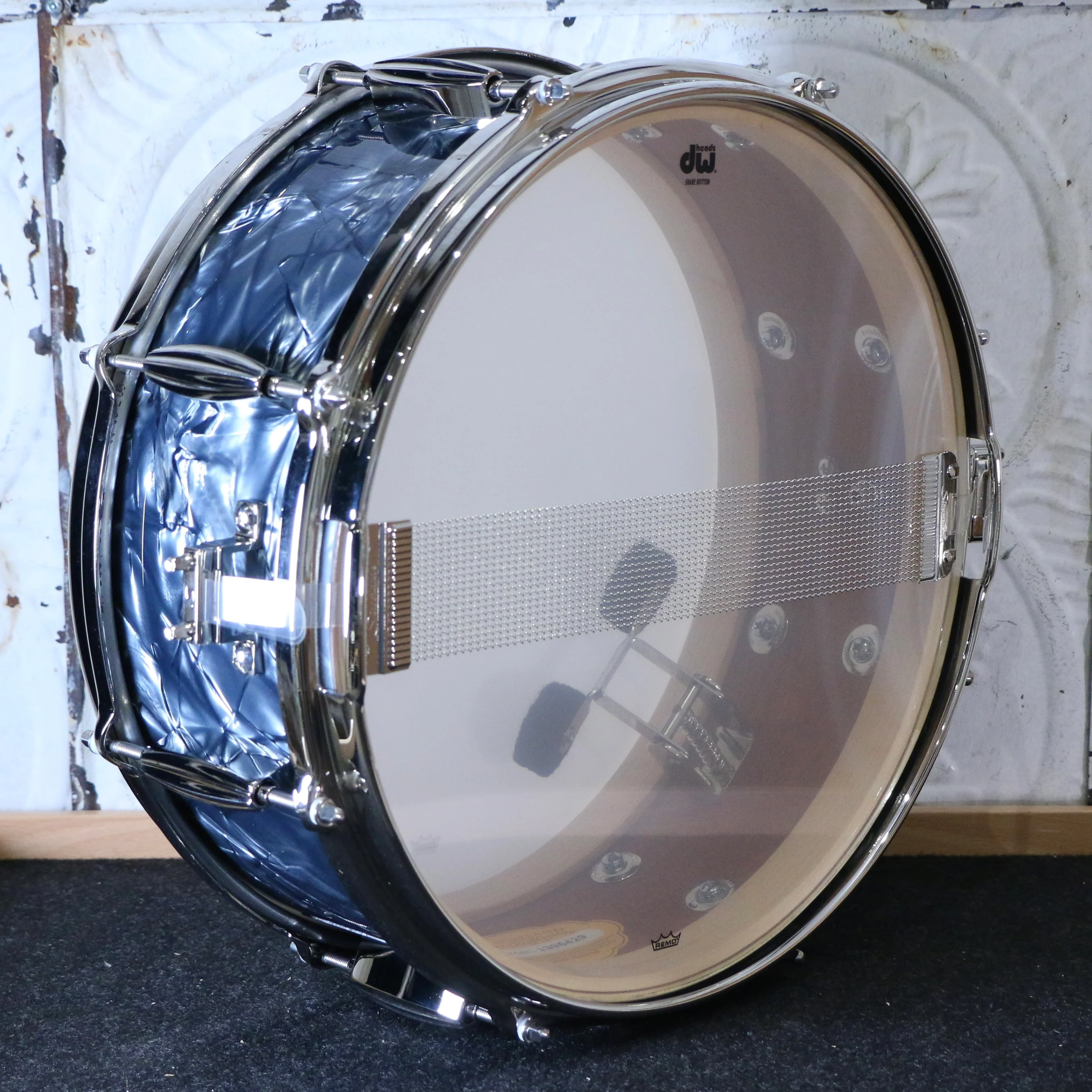 Slingerland Radio King Artist Snare Drum 14X5.5in - Black Diamond Pearl - Image 4