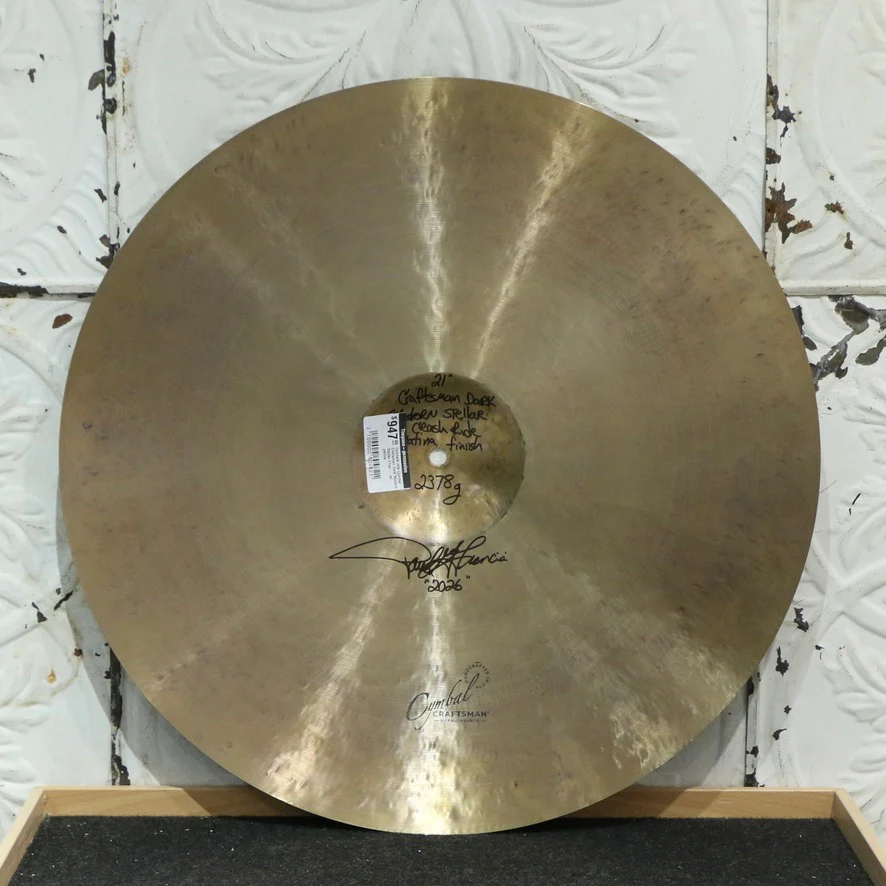 Cymbal Craftsman Dark Modern Stellar Ride 21in w/patina (2378g) - Image 2