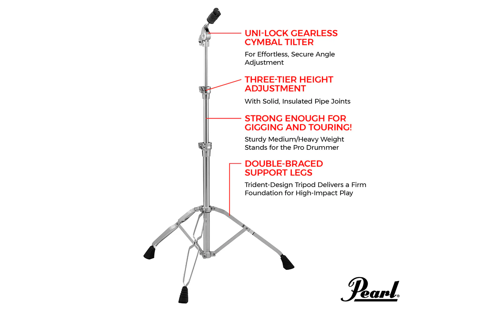 Pearl CYMBAL STAND UNI-LOCK TILTER - Image 6