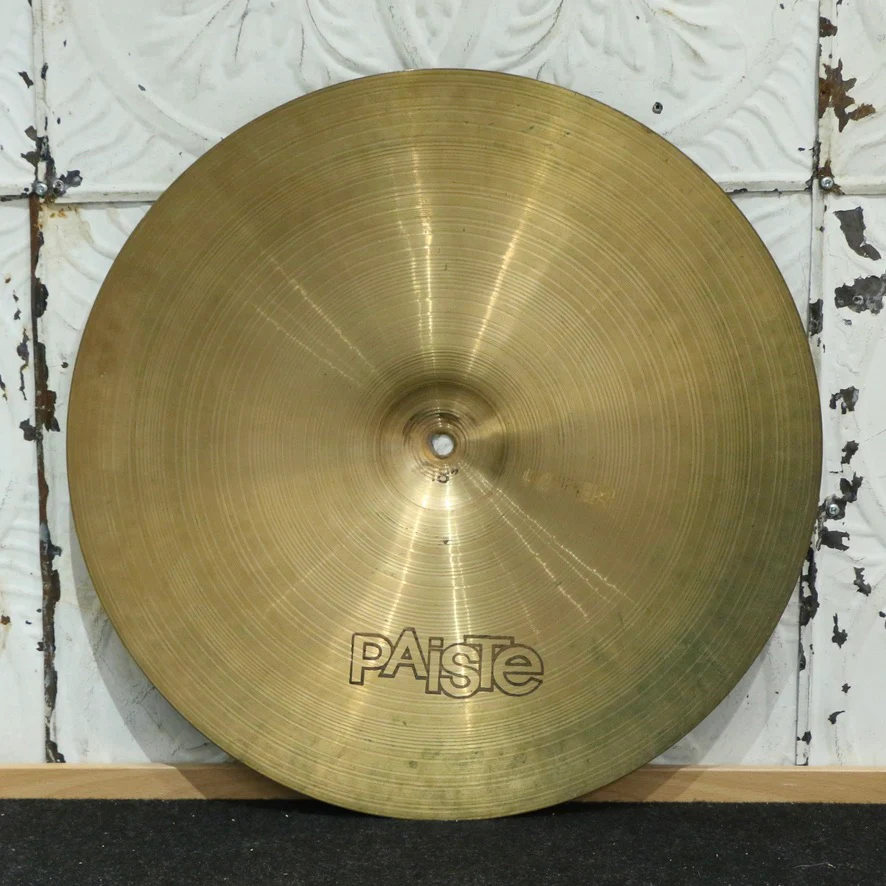 Used Paiste 2002 Black Label Ride Cymbal 18in (1604g) - Image 2