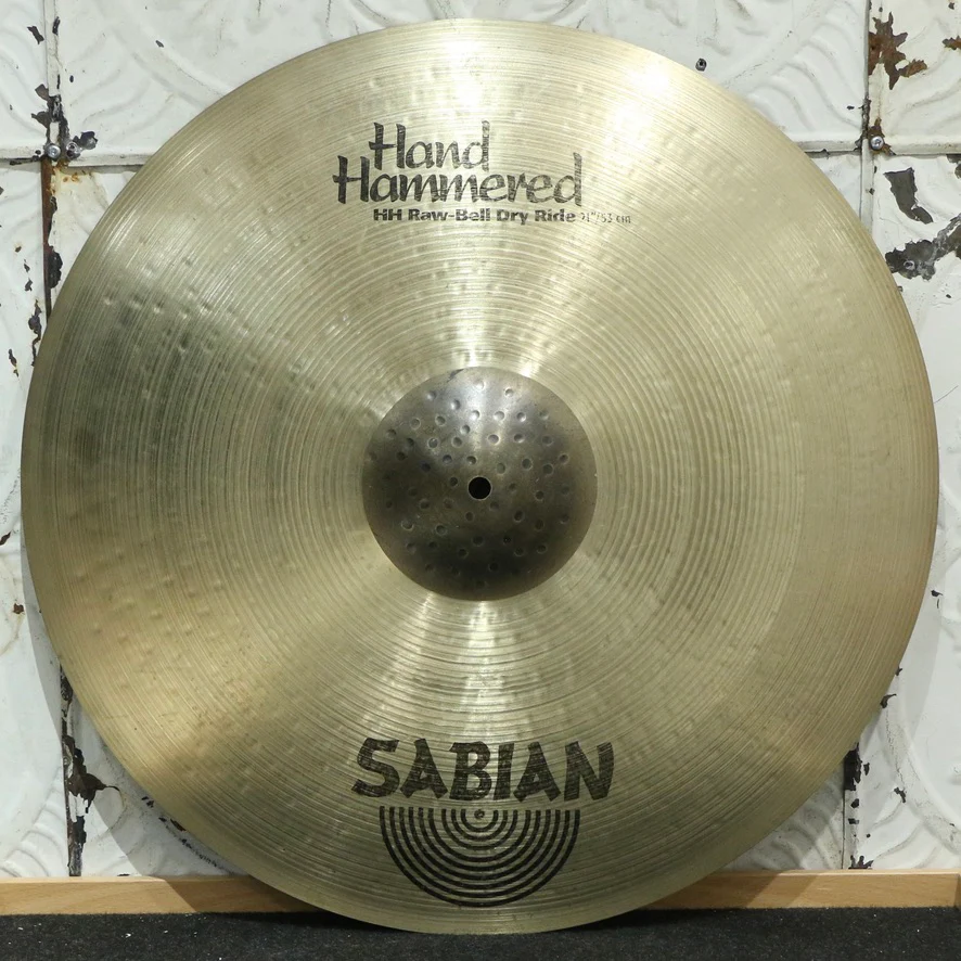 Used Sabian HH Raw Bell Dry Ride Cymbal 21in (3378g)