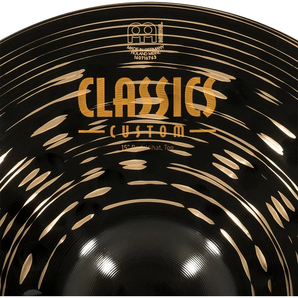Meinl Classics Custom Dark hi-hat cymbals 15in - Image 7