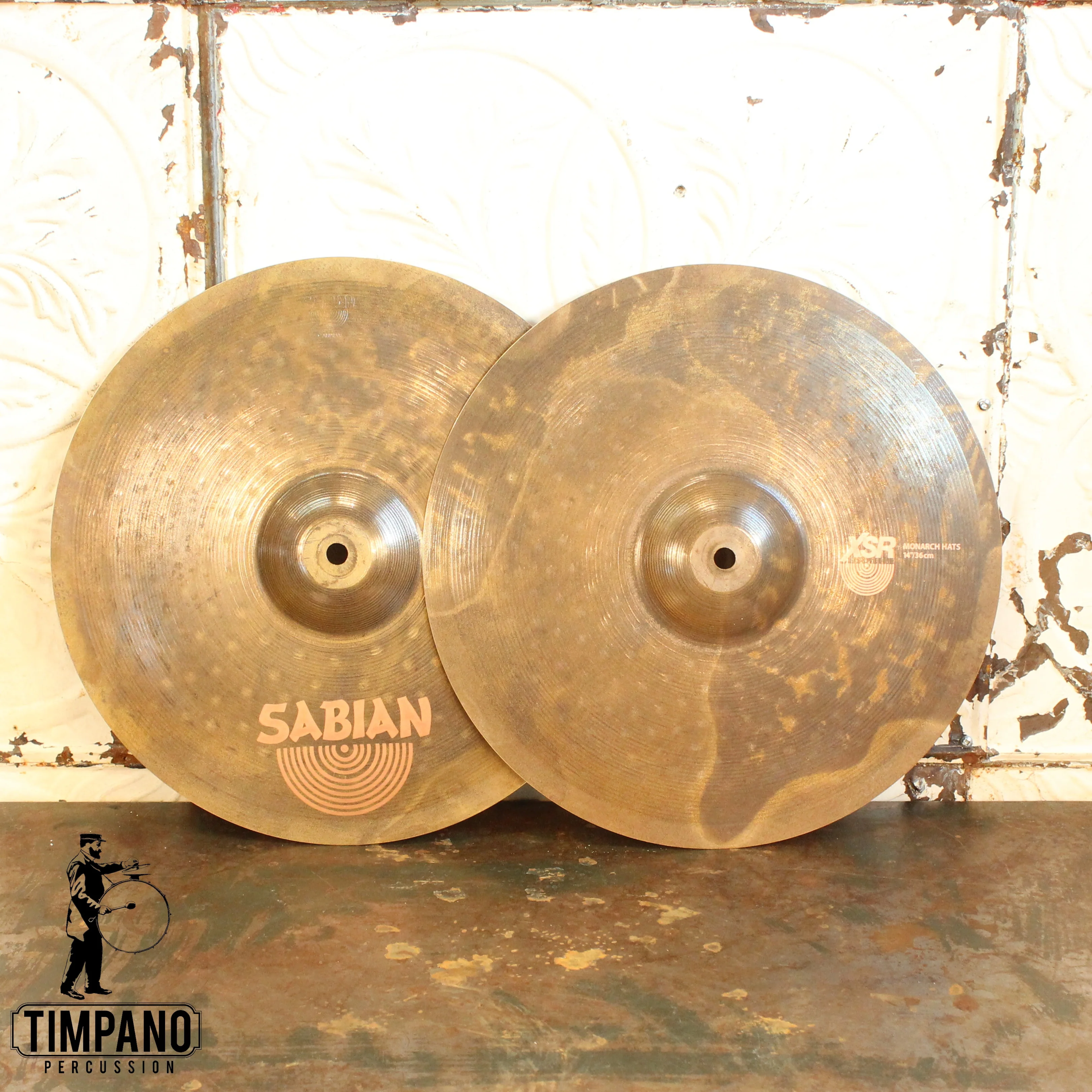 Sabian XSR Monarch Hi-Hat Cymbals 14in