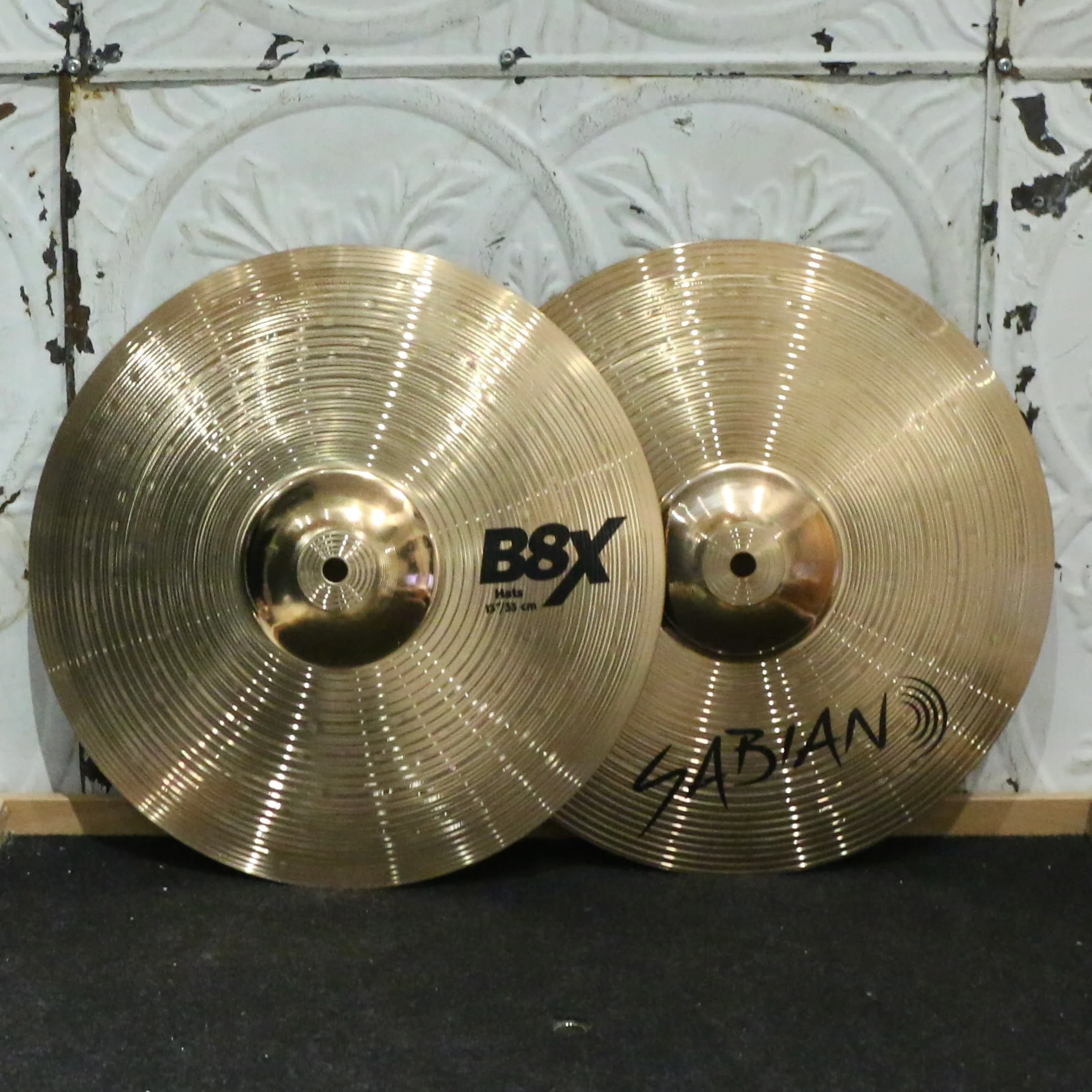 Used Sabian B8X Hi-Hats Cymbals 13in
