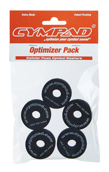 Cympad Optimizer 40/15mm Black Crash Felts (pack of 5)