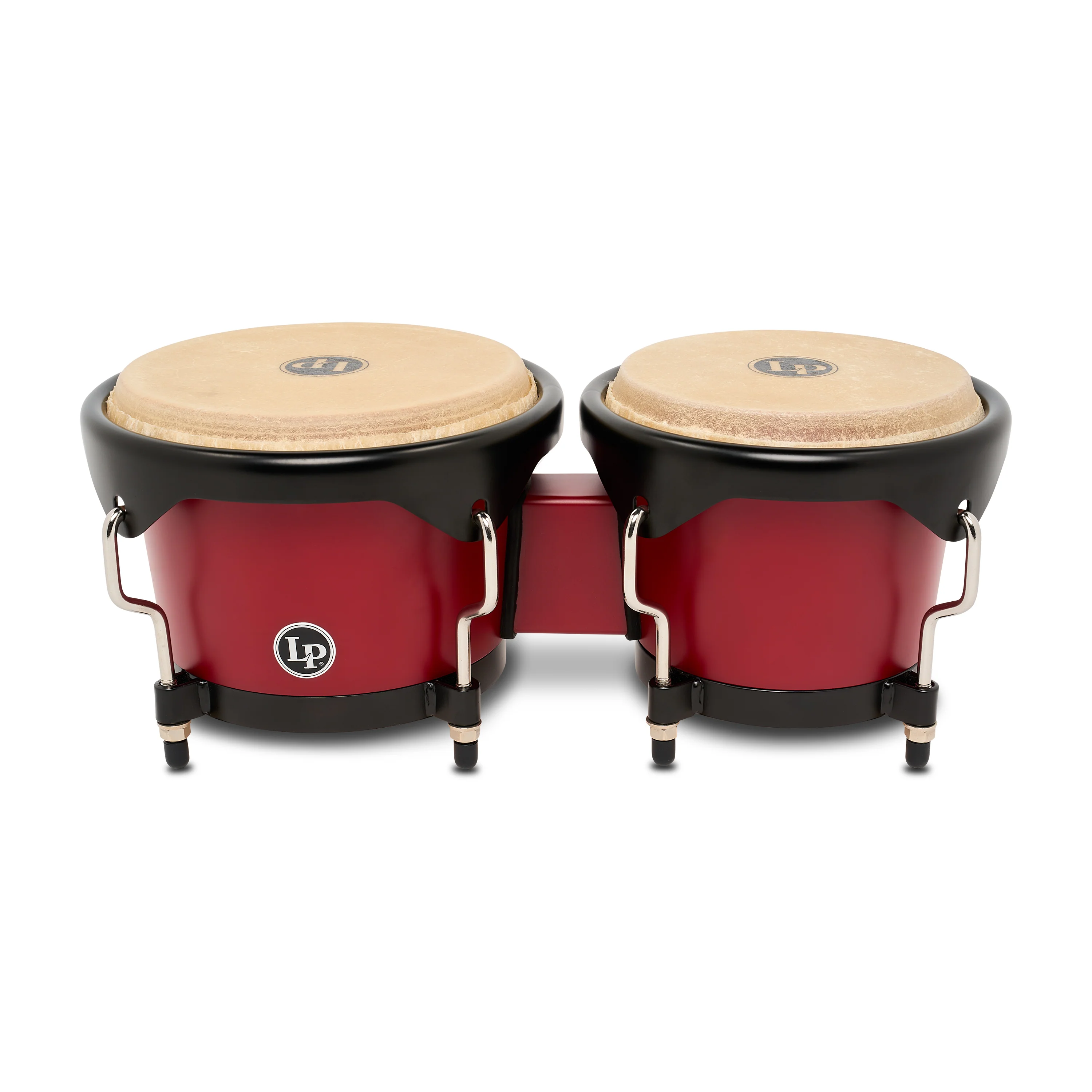 LP Discovery II Ultralight Series Bongo, Red w/ Black HW, 6 ¼ - 7 ¼" - Image 2