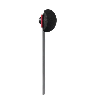 DW DWSM115L 6.5In Orb Blk Foam Beater For Cajon Ped