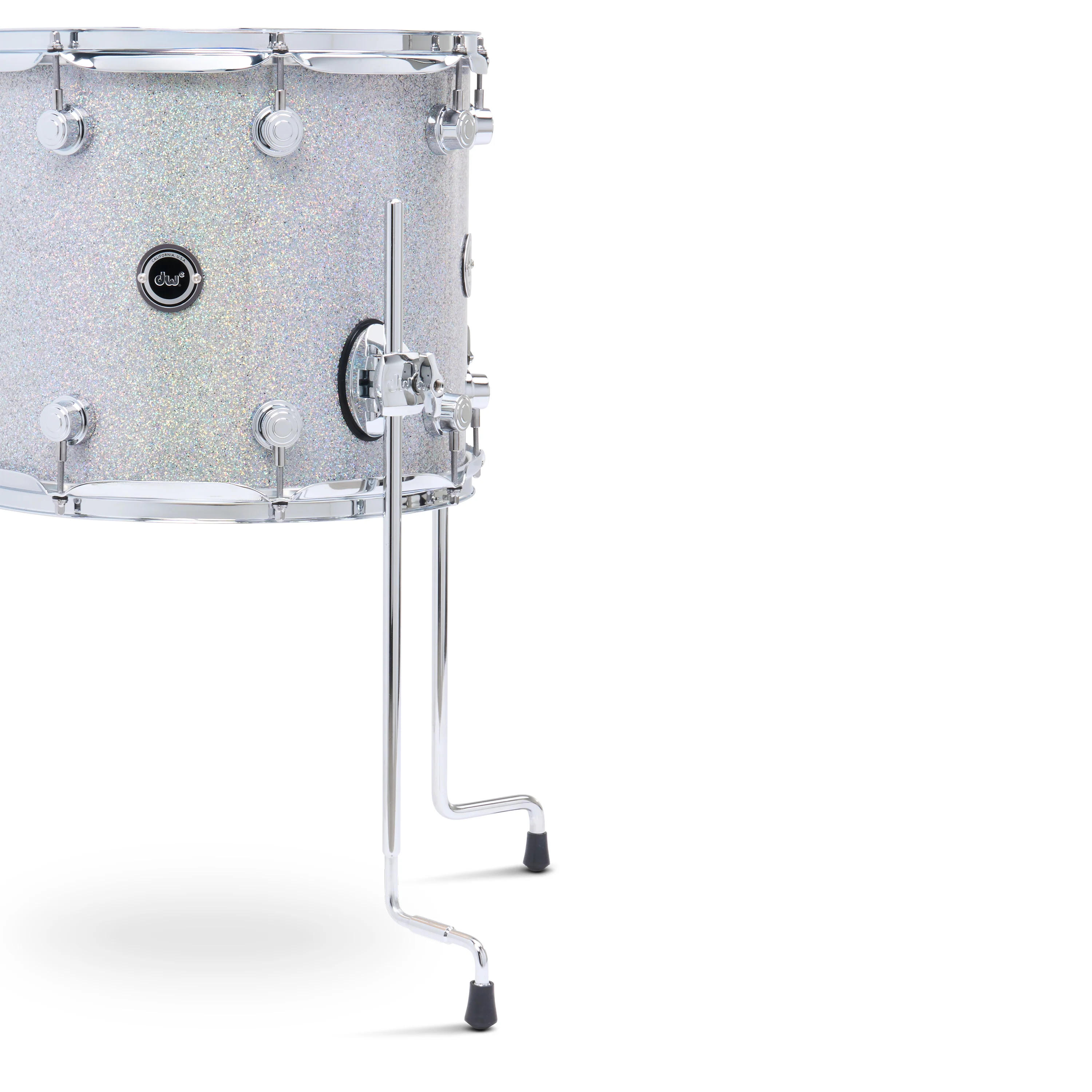DWe 4-piece Kit Bundle with Roland Cymbals, Hardware & V51 Module - Diamond Nebula - Image 6