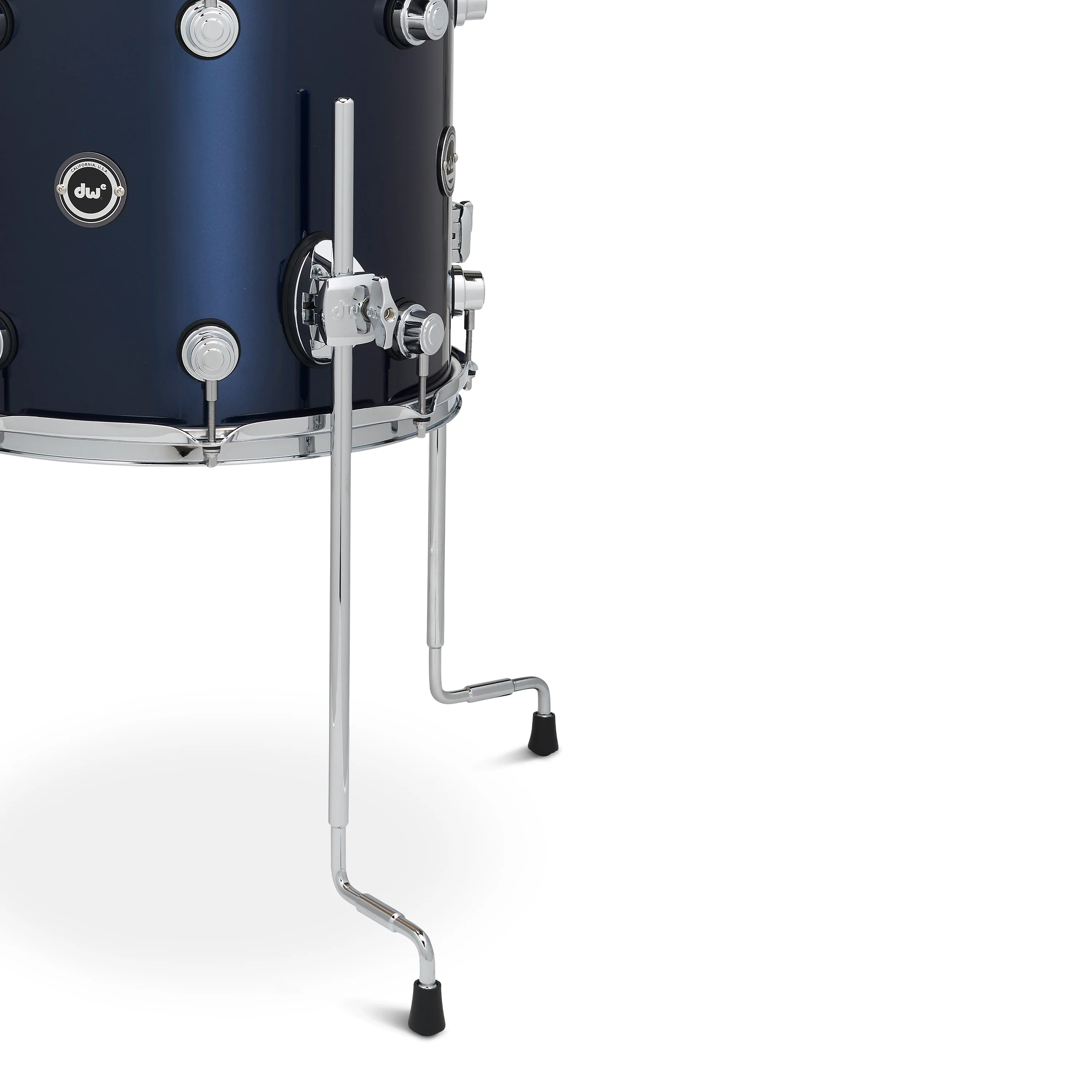 DWe 4-piece Kit Bundle with Roland Cymbals, Hardware & V51 Module - Midnight Blue Metallic - Image 6